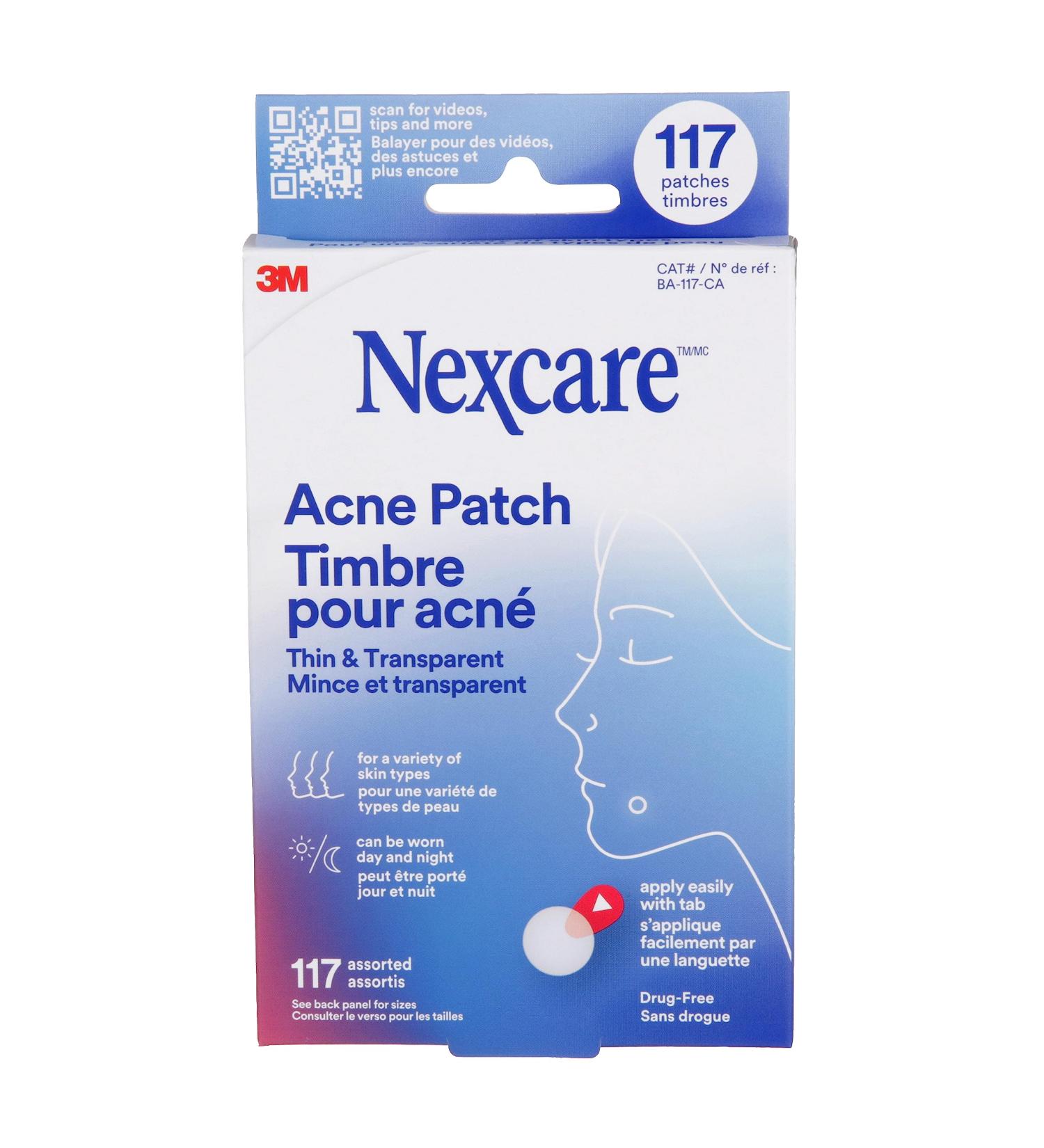 Nexcare Thin and Transparent Acne Patch 117 count Acne Spot Remover 117 Patches - Buy Online on GoSupps.com