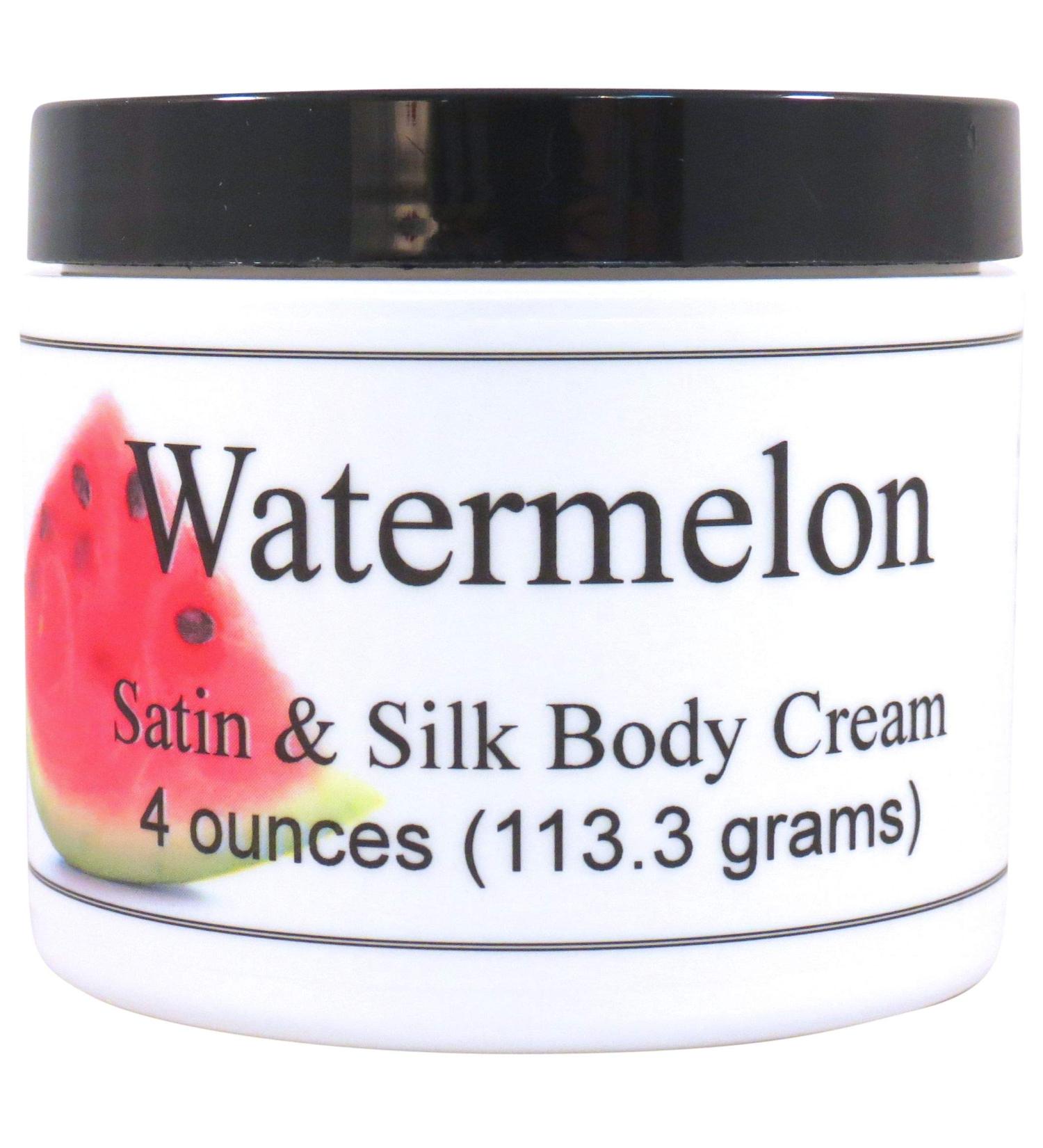 Eclectic Lady Watermelon Satin & Silk Cream - 4 oz Body Lotion with Shea Butter & Aloe Phthalate-Free Handcrafted in USA - Perfect Gift for Women - Buy Online on GoSupps.com