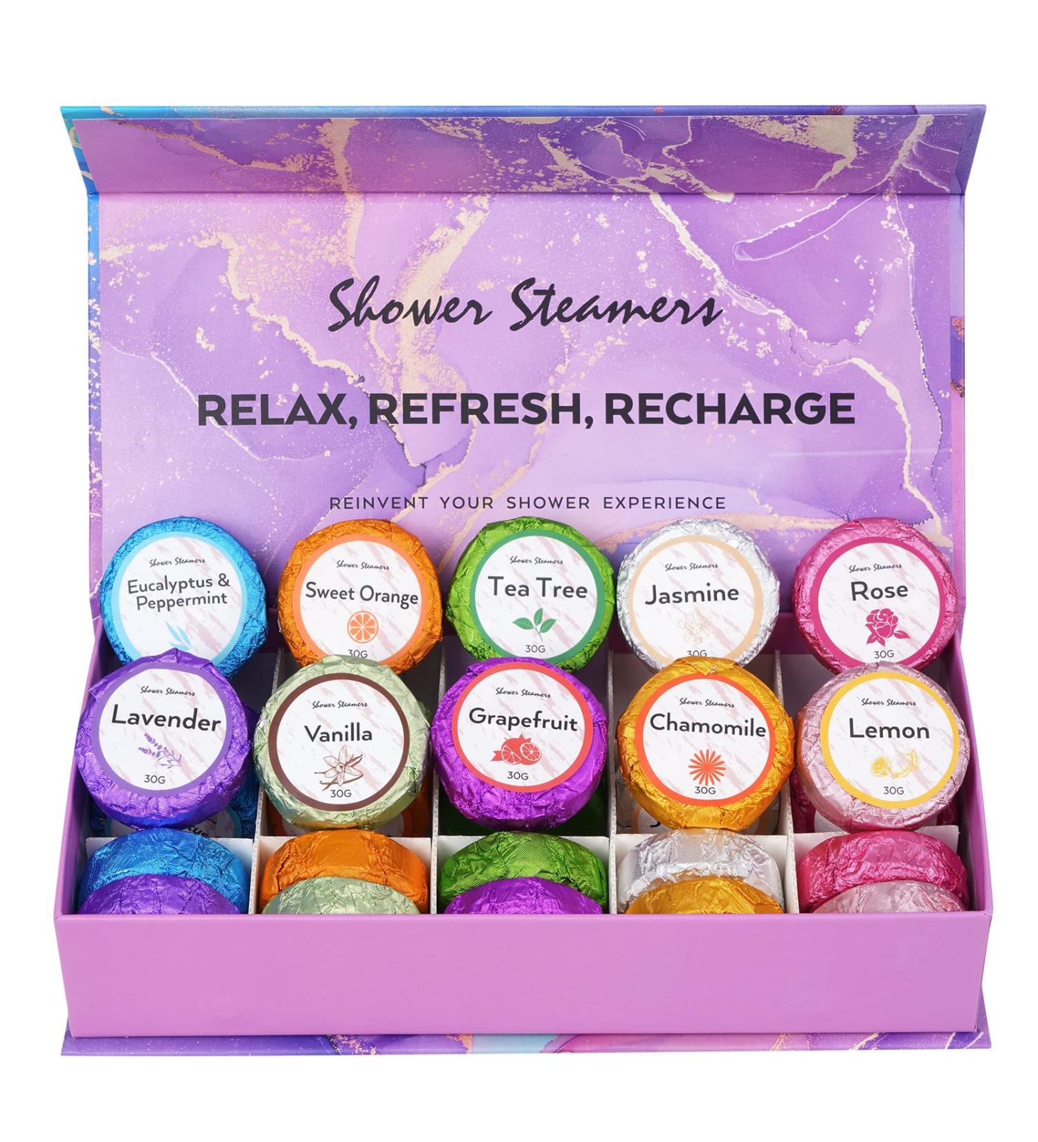 Blahhey Shower Steamers - Aromatherapy Shower Bombs for Self Care, Relaxation, Stress Relief - Bath Gifts for Women and Men - Buy Online on GoSupps.com