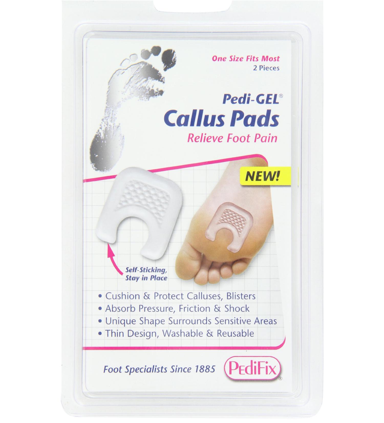 PediFix Pedi-Gel Callus Pads - 2 Count | Pain Relief for Calluses - Buy Online on GoSupps.com
