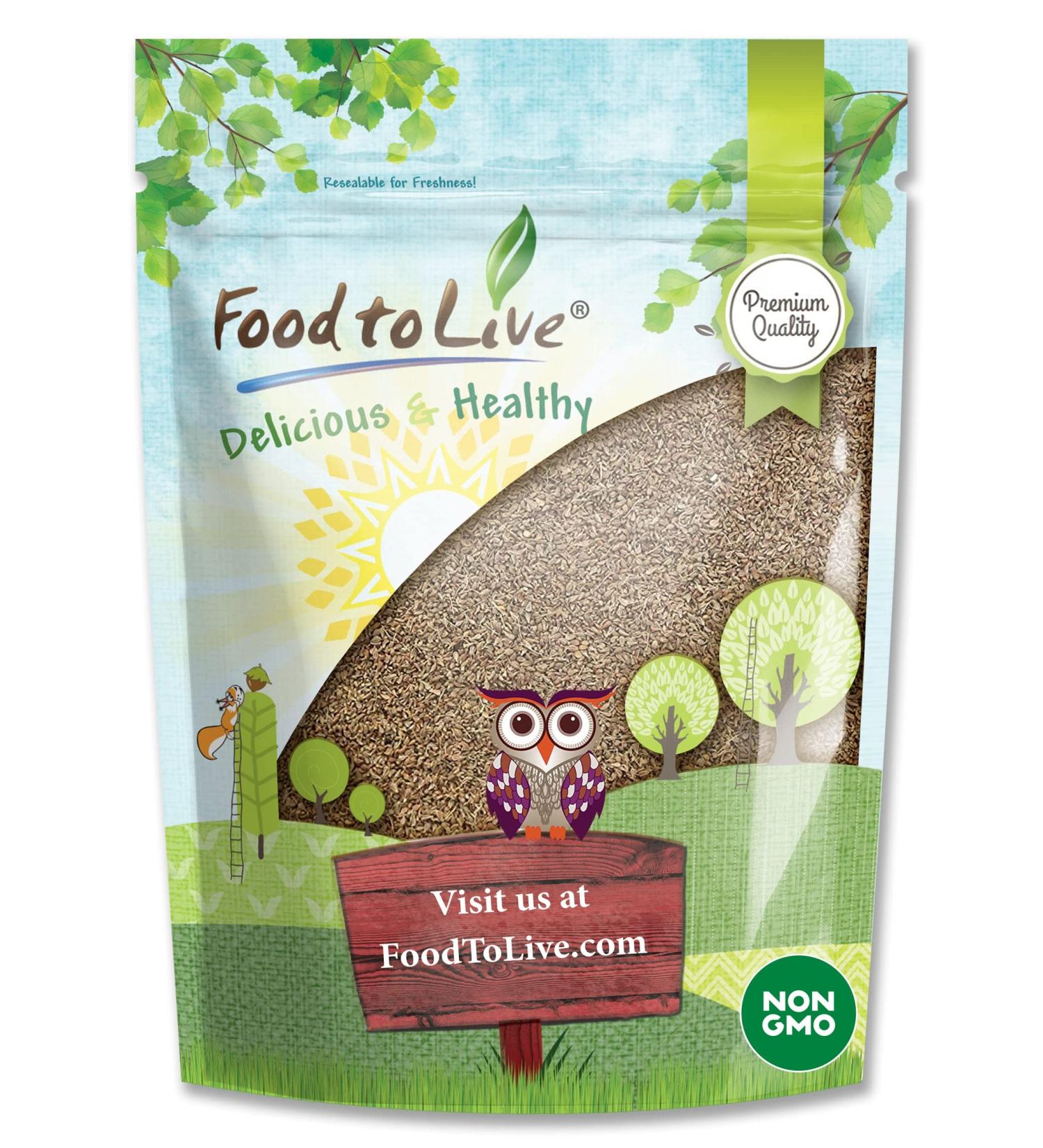 Organic Anise Seeds - 1 lb | Non-GMO, Kosher & Vegan | Bulk Whole Dried Aniseed Spice for Baked Goods & Beverages - Buy Online on GoSupps.com