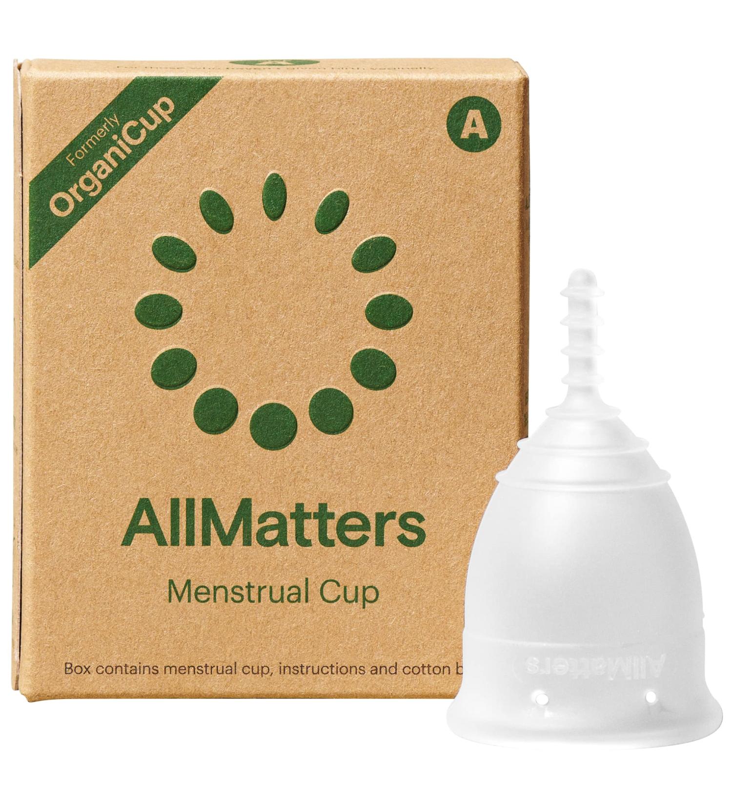 Allmatter Menstrual Cup Size A - Soft Medical Silicone for Virgins | Eco-Friendly & Comfortable - Buy Online on GoSupps.com