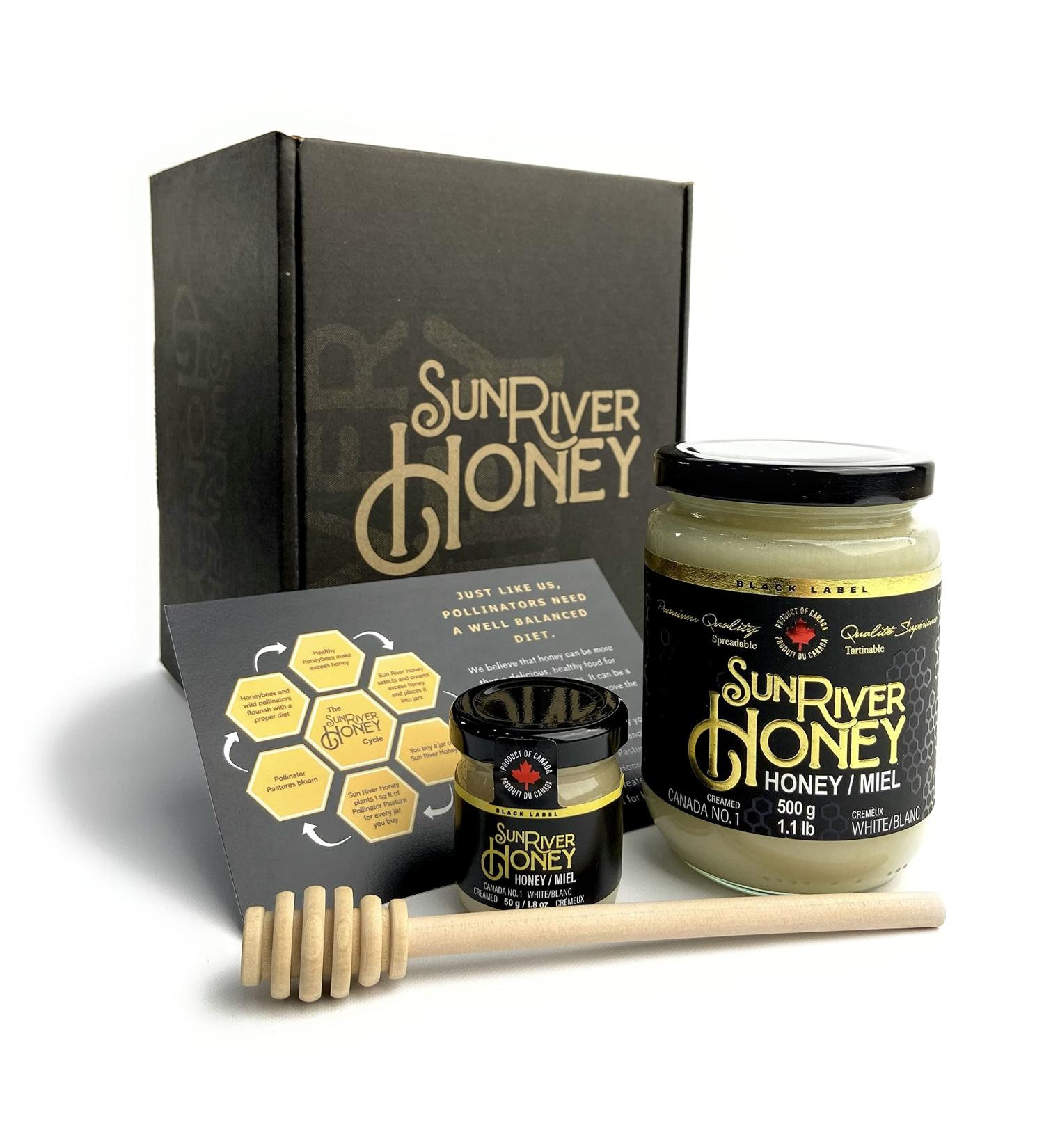 Sun River Honey Flavoured Infusions (Black Label Regular Box Set (500g)) Black Label Regular 500 g (Pack of 1) - Buy Online on GoSupps.com