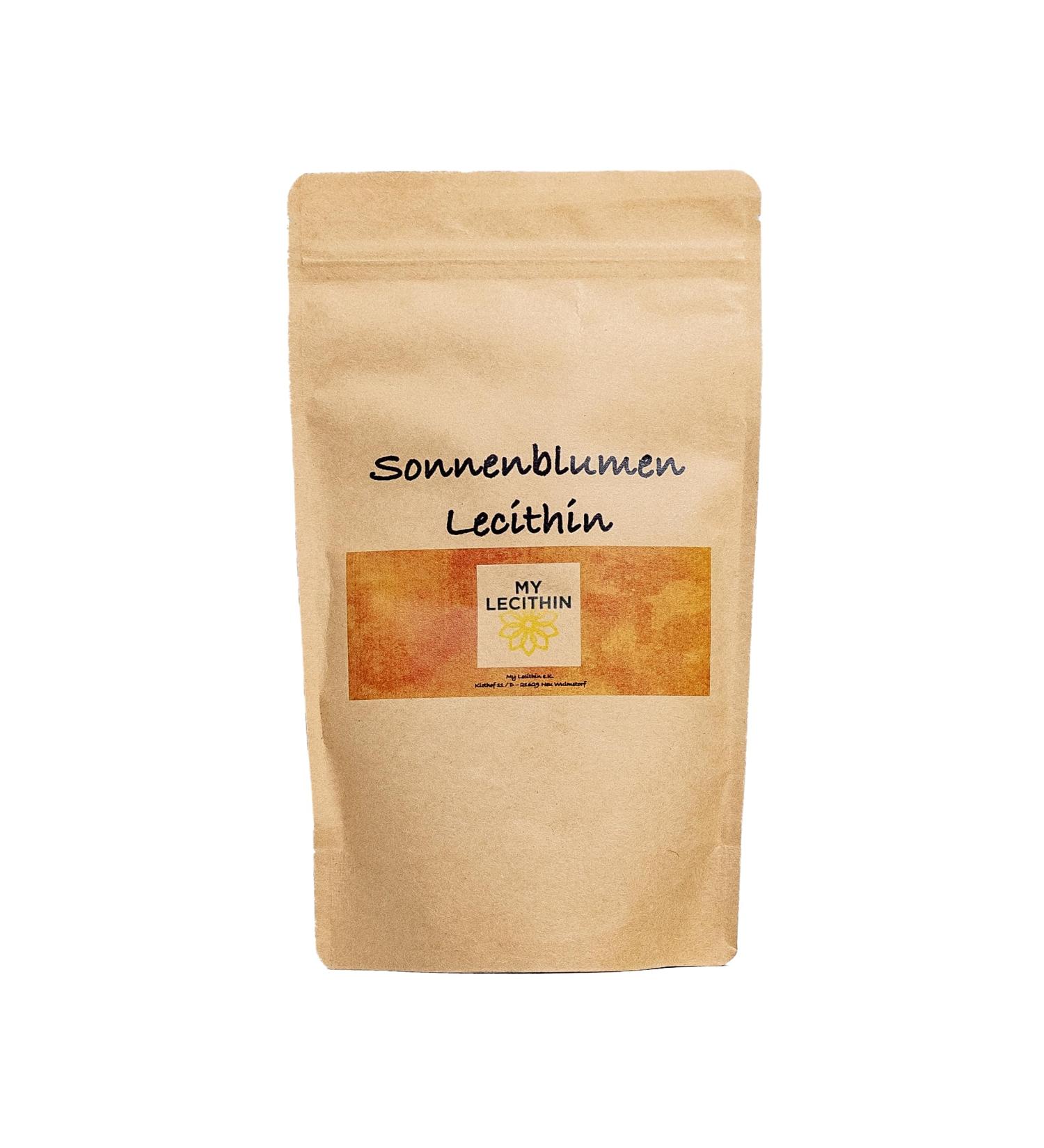 MY LECITHIN Sunflower Lecithin | Pure Lecithin | High Bioavailability | Made in Germany | GMO-Free (500 g)