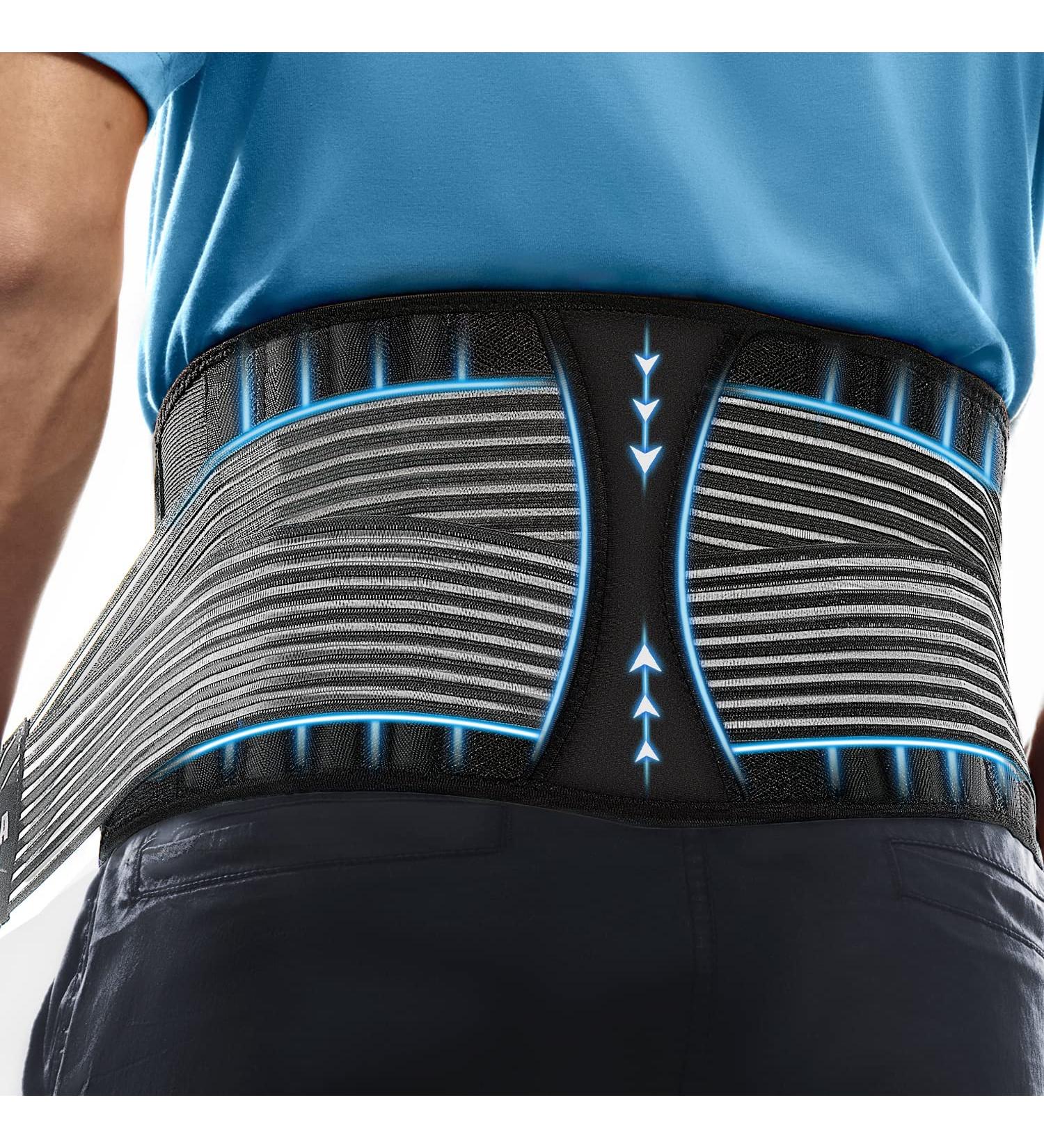 JOCOSA Back Brace Support Belt for Lumbar Pain Relief - Adjustable Lower Back Support for Herniated Disc, Sciatica, Scoliosis - Men and Women - Buy Online on GoSupps.com