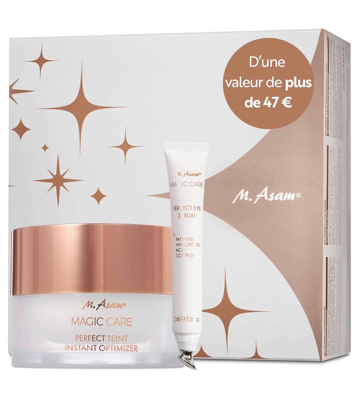 M. Asam MAGIC CARE Perfect Eye Serum (25 ml) & Perfect Teint (30 ml) Coffret Soin Femme Anti-Rides Avec Cr me Visage & S rum Visage Soin Anti- ge Id e de Cadeau de No l Perfect Eye Serum & Perfect Teint - Buy Online on GoSupps.com