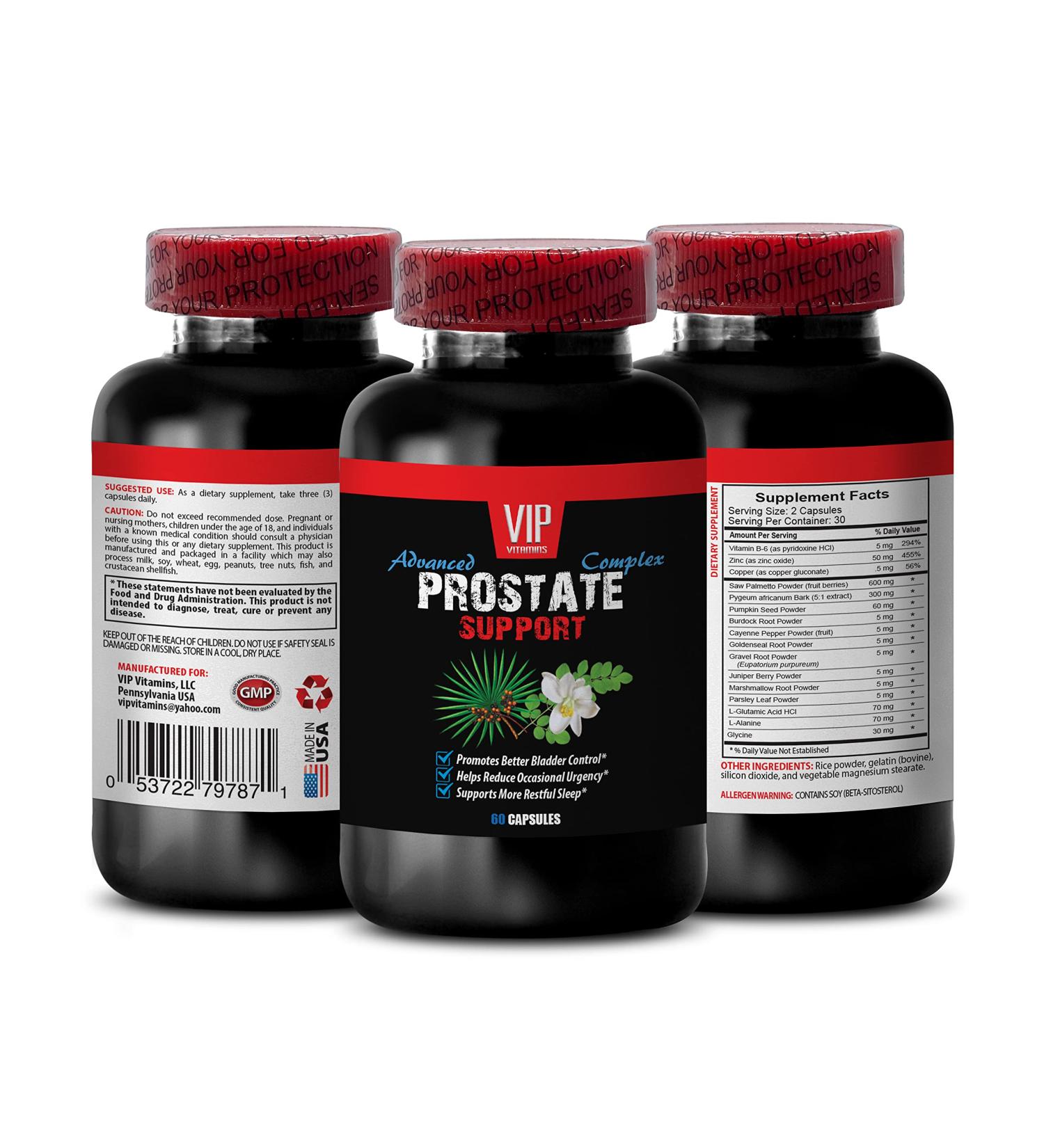 Saw Palmetto Extract Benefits - Prostate Support - Pygeum Bark Extract Benefits Red Raspberry for Men's Wellness Graviola Leaf Extract Benefits Green Tea for Men's Health 1 Bottle 60 Capsules - Buy Online on GoSupps.com