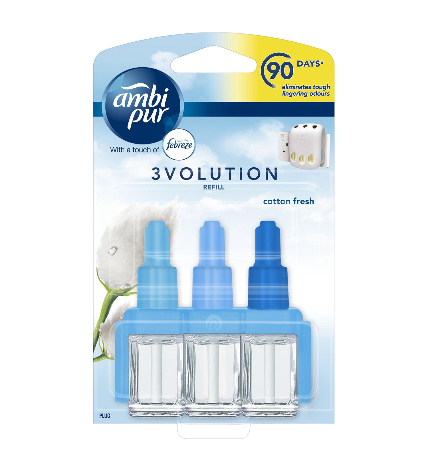 Ambi Pur 3V Plug-in Refill Cotton - Long-lasting Freshness for Your Home - Buy Online on GoSupps.com