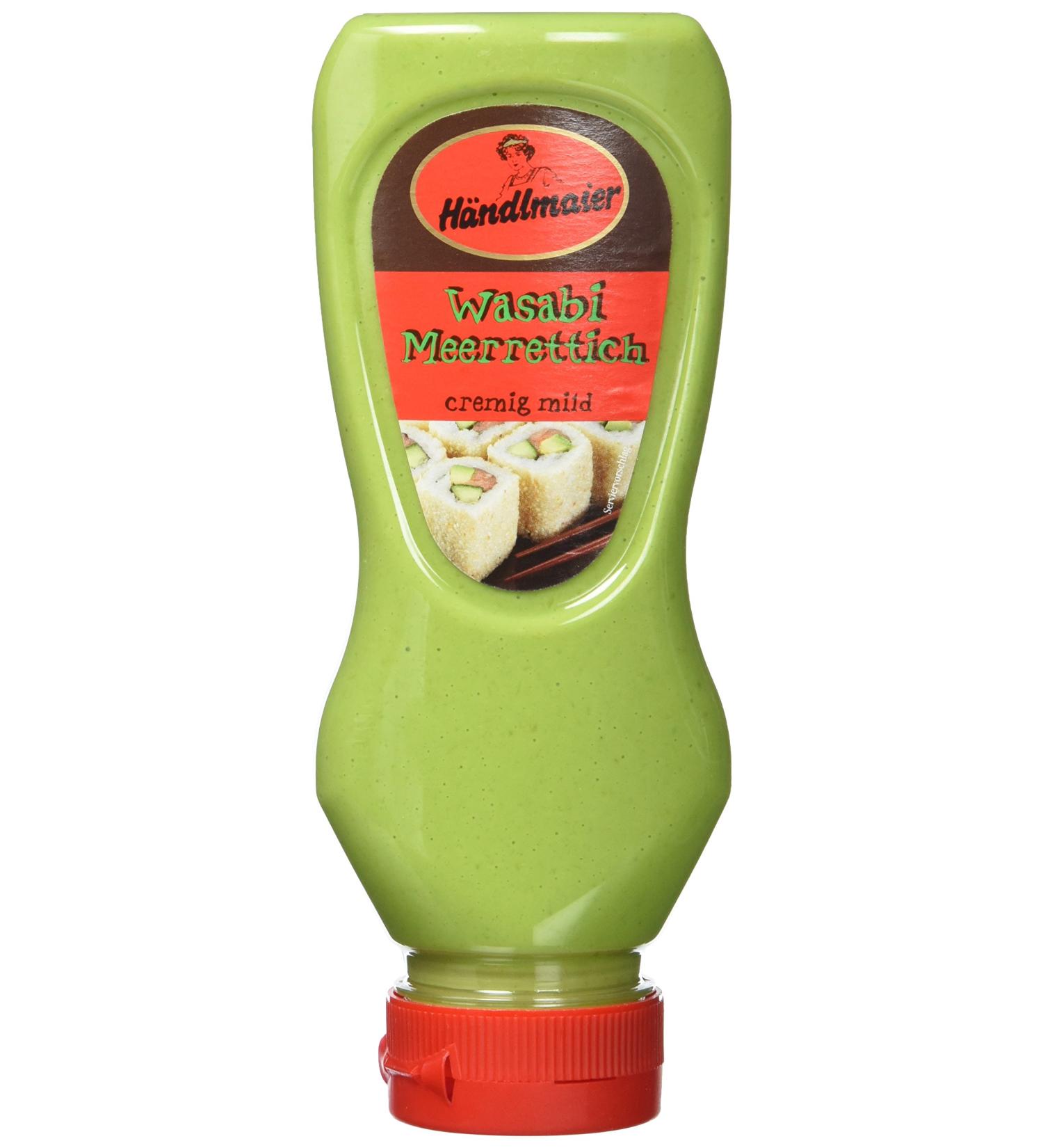 Hndlmaier's Wasabi Horseradish Squeeze Bottle 8 Pack (8 x 225g) - Authentic Flavor for Your Dishes | International Shipping Available - Buy Online on GoSupps.com