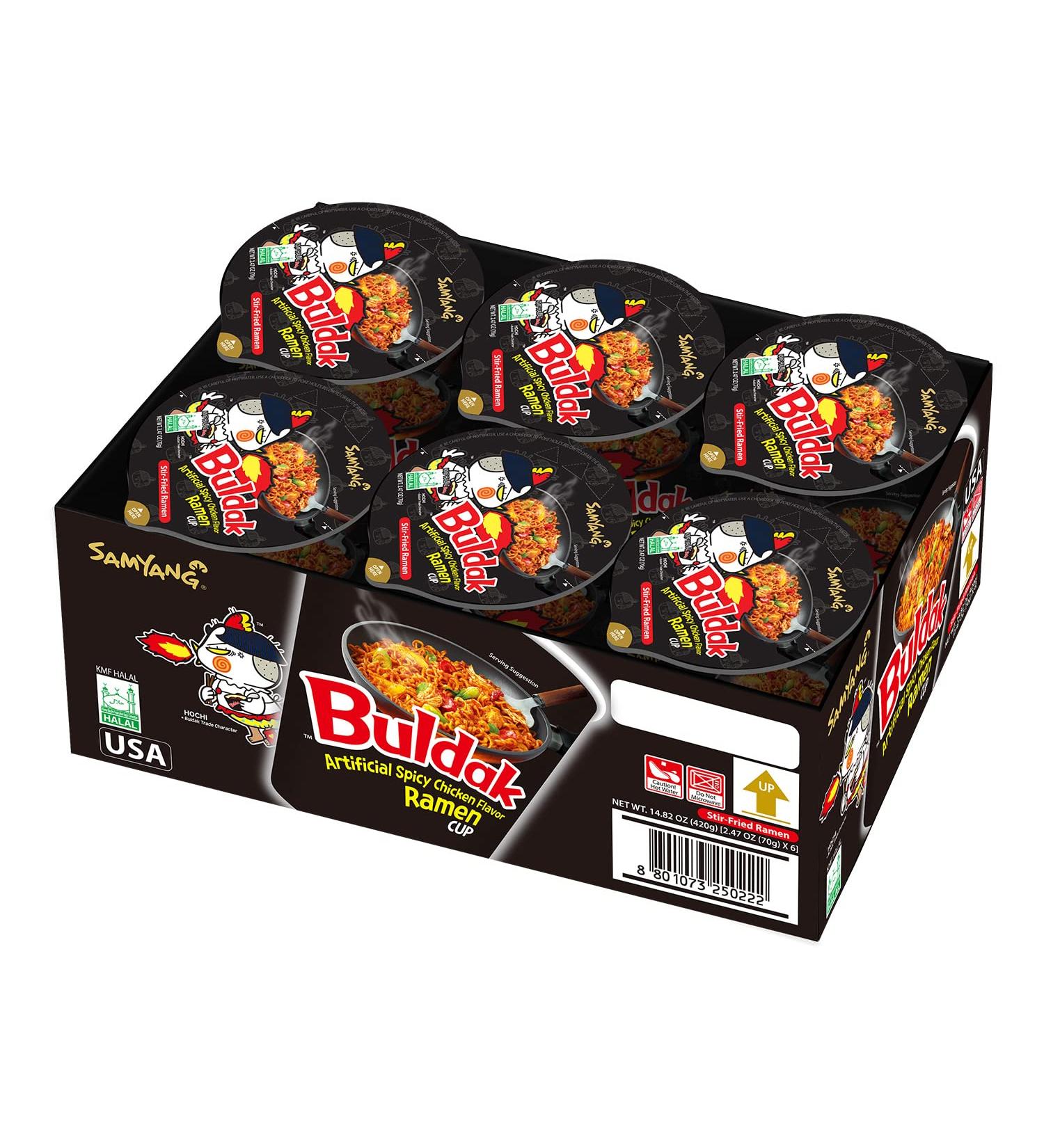 Samyang Buldak Lot de 6 nouilles saut es au poulet pic  - Buy Online on GoSupps.com
