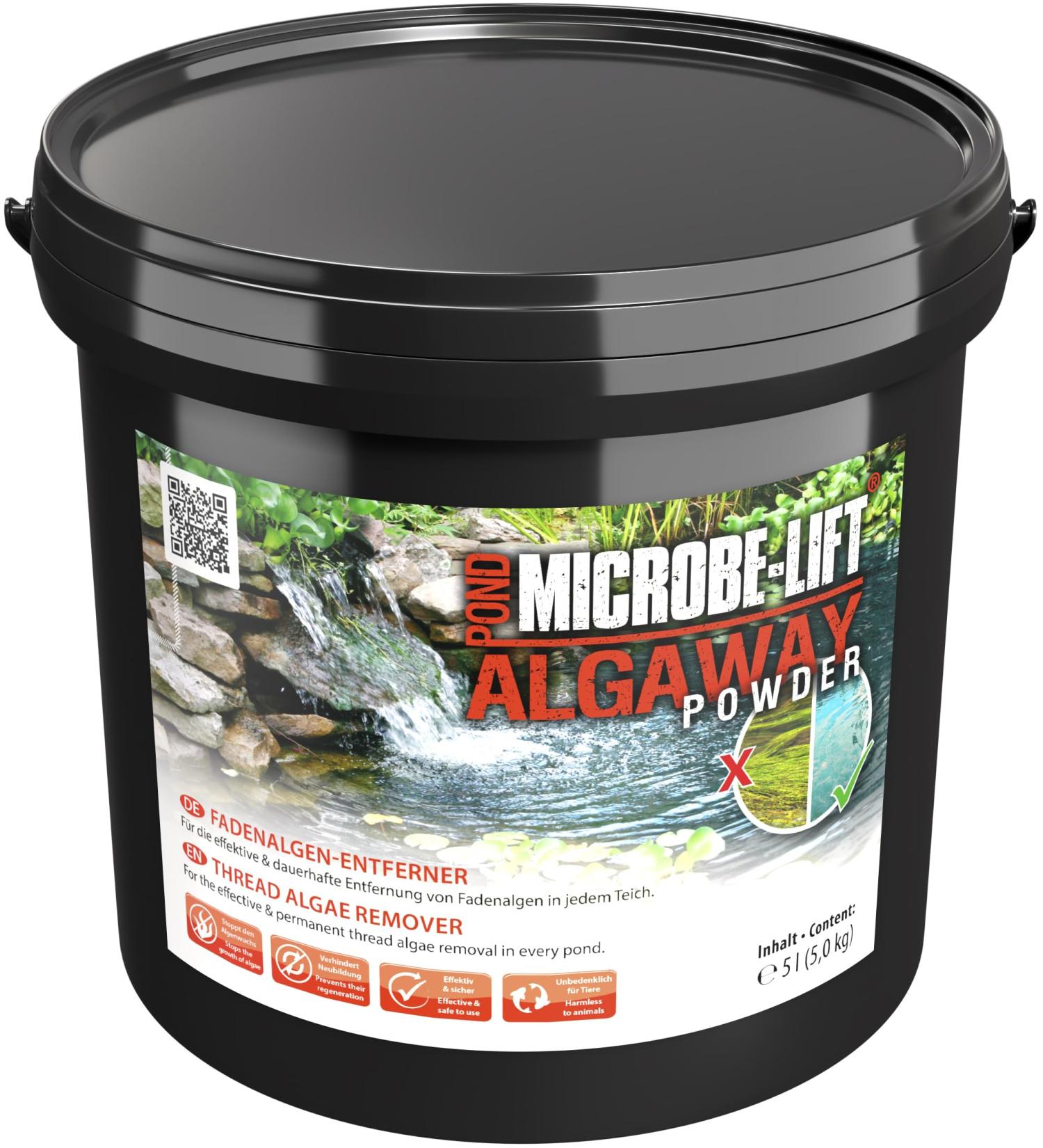 Microbe-Lift Pond Algaway Powder 5000g - Fast-Acting Thread Algae Remover for Ponds - Prevents New Algae Growth - Multicolored 5kg - Buy Online on GoSupps.com