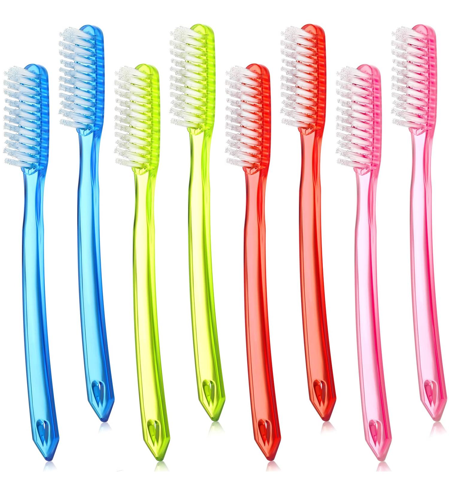 8-Piece Extra Firm Toothbrush Set for Deep Cleaning and Whitening Teeth - Buy Online on GoSupps.com