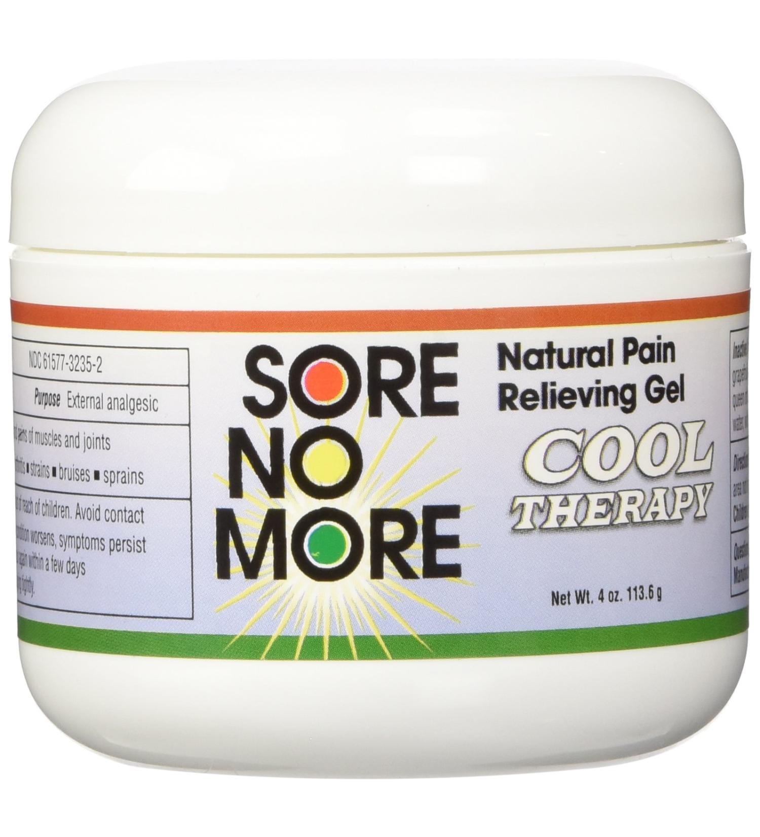 Sore No More Cool Pain Relief Therapy 4 Oz - Fast-Acting Relief in a Jar - Buy Online on GoSupps.com