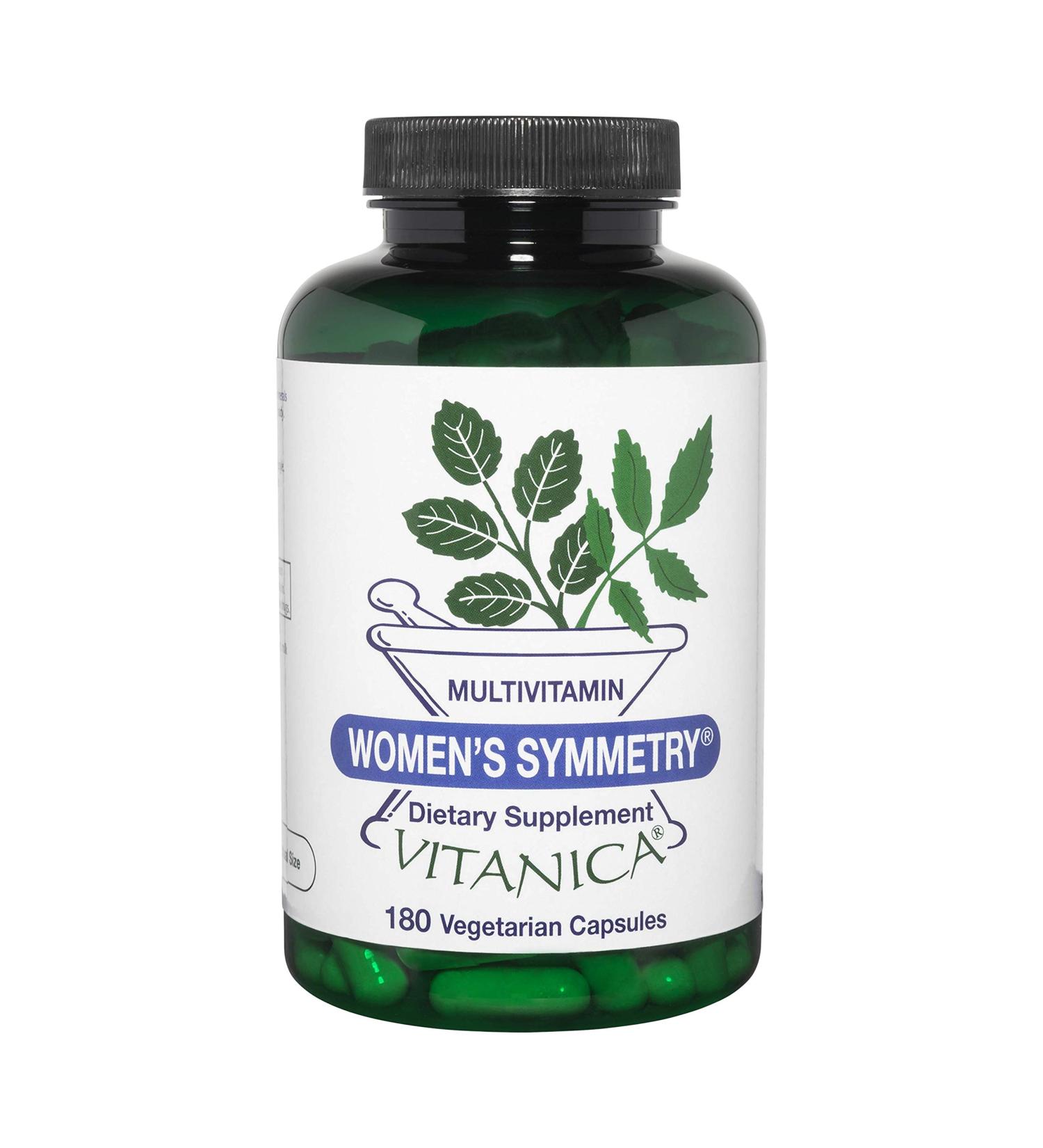 Vitanica Women's Symmetry High Potency Daily Multivitamin - 180 Vegan/Vegetarian Capsules - Buy Online on GoSupps.com
