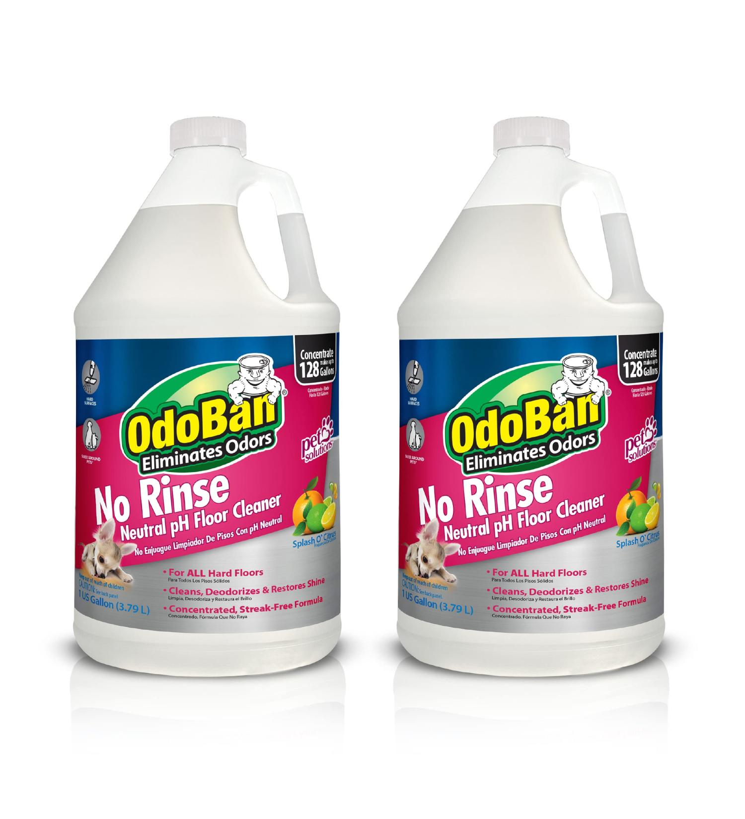 OdoBan No Rinse Neutral pH Floor Cleaner Concentrate - 2 Gal | Effective & Eco-Friendly - Buy Online on GoSupps.com