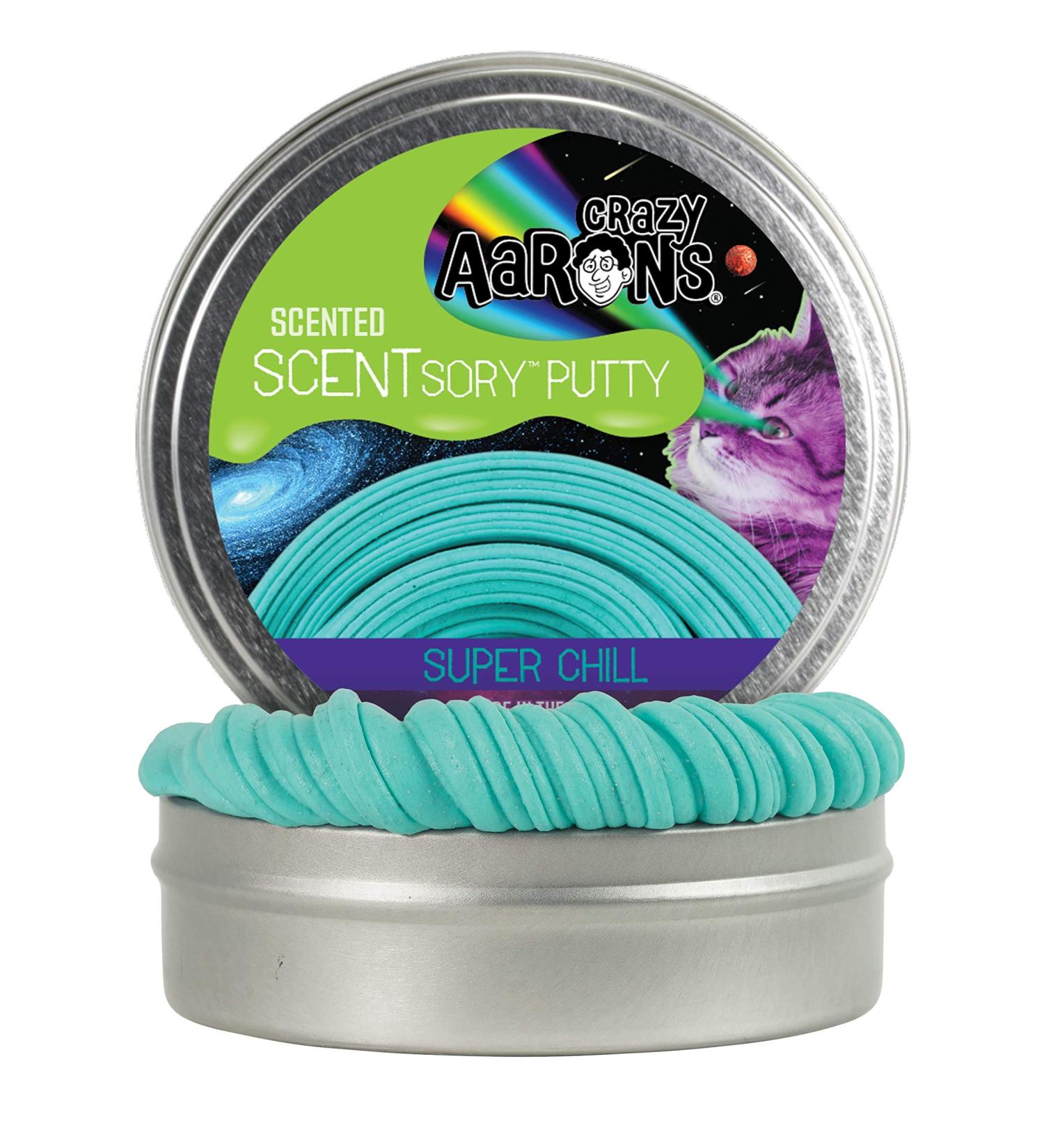 Crazy Aaron's SCENTsory Cool Menthol Scented Thinking Putty - 2.75 Tin - Sweet Menthol Scent - Therapeutic Texture - Buy Online on GoSupps.com