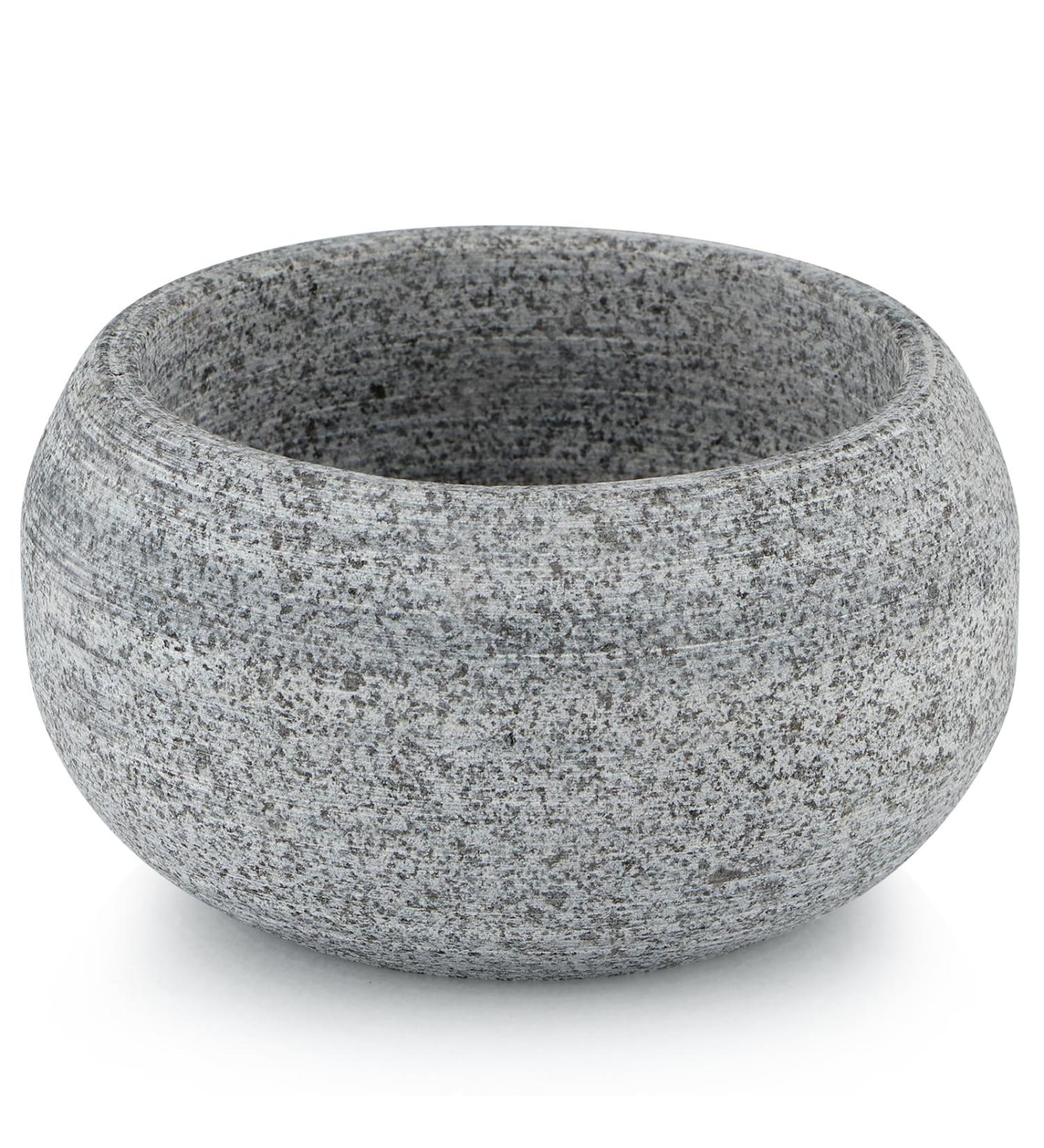BIMUYI Natural Granite Shaving Bowl | Decorative Soap & Cream Shaving Stone Bowl for Ideal Grooming | International Shipping Available - Buy Online on GoSupps.com