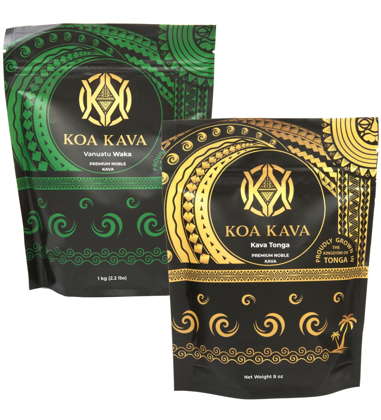 1 Kg Vanuatu plus 8 oz Tongan Kava Bundle - Buy Online on GoSupps.com