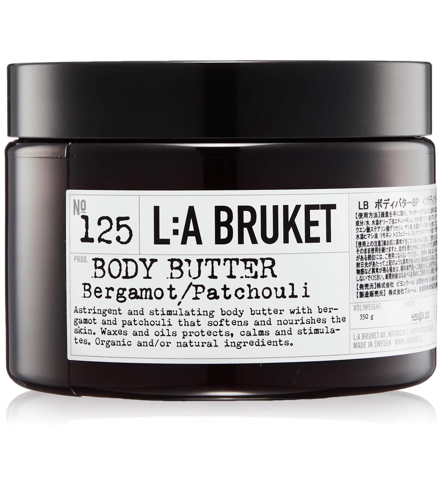 Buy L:a Bruket No.125 Body Butter - Bergamot & Patchouli - 350ml - Luxurious Hydration | International Shipping - Buy Online on GoSupps.com