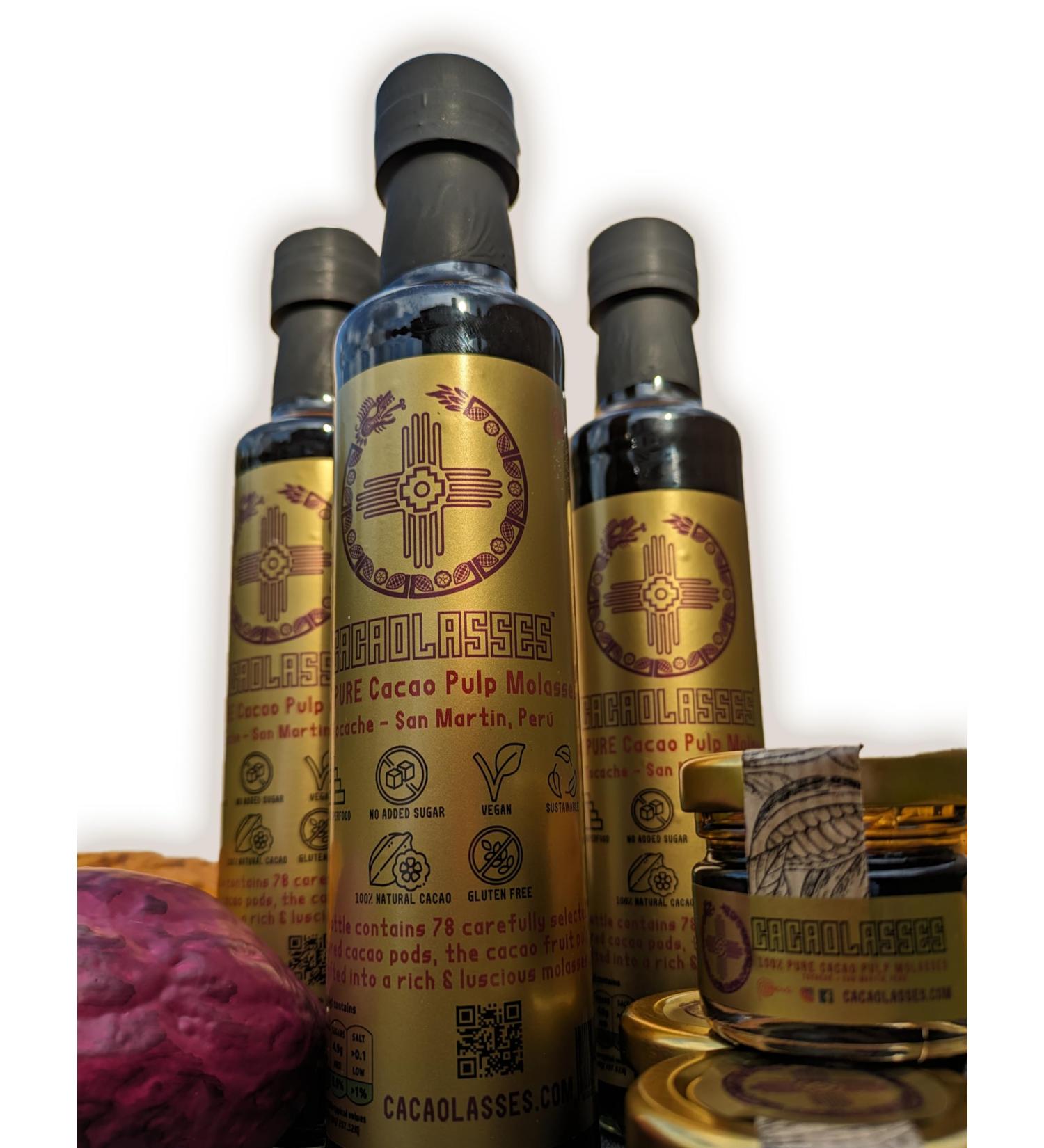 Cacaolasses - 100% Pure Theobroma Cacao Fruit Pulp Molasses / Cacao Vegan Honey / Cocoa Fruit Pulp Honey - Buy Online on GoSupps.com