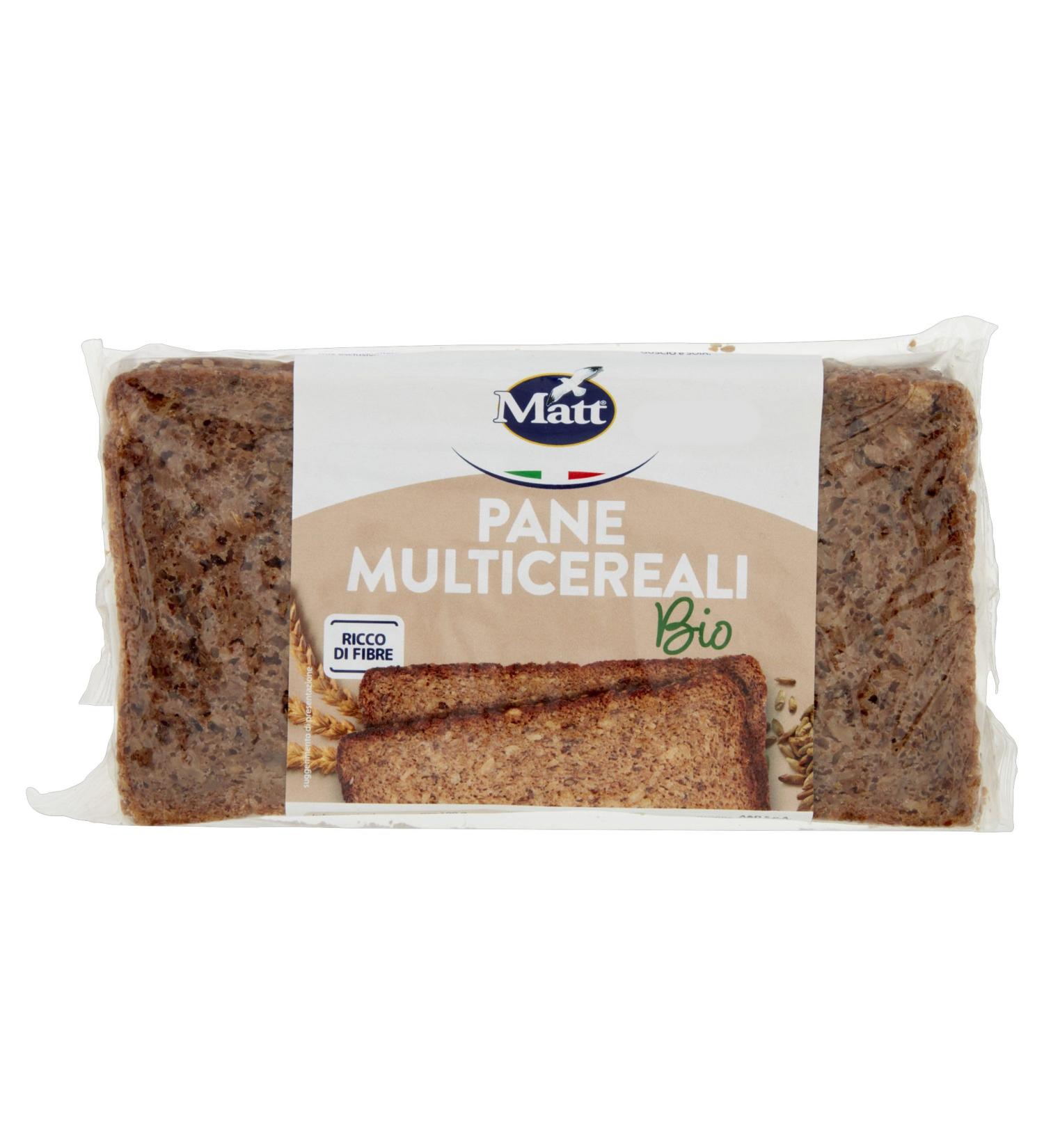  Matt Matt Organic multicereal bread 500g - Buy Online on GoSupps.com