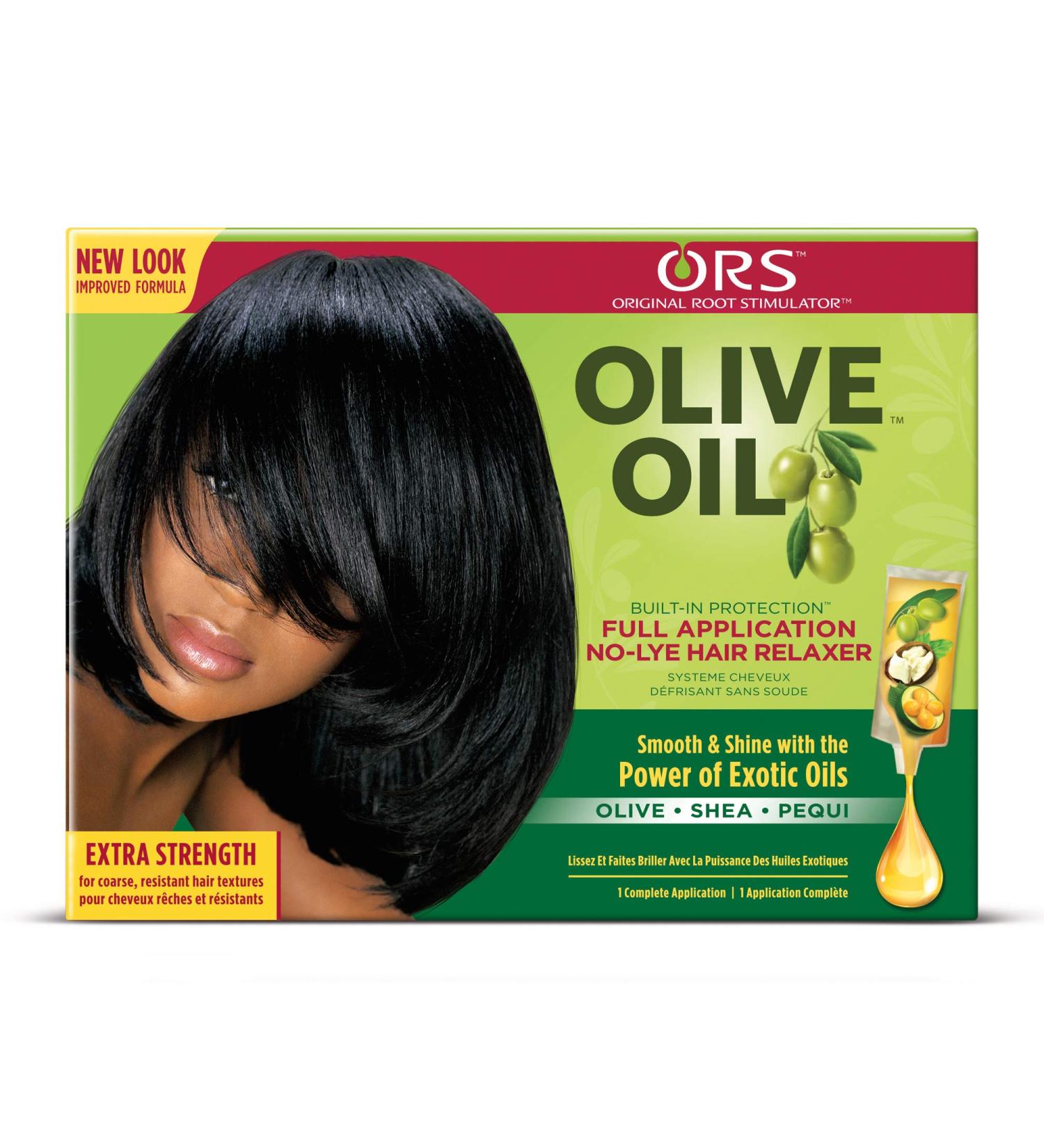 Organic Root Stimulator Olive Oil No Lye Relaxer Kit  Extra Strength
