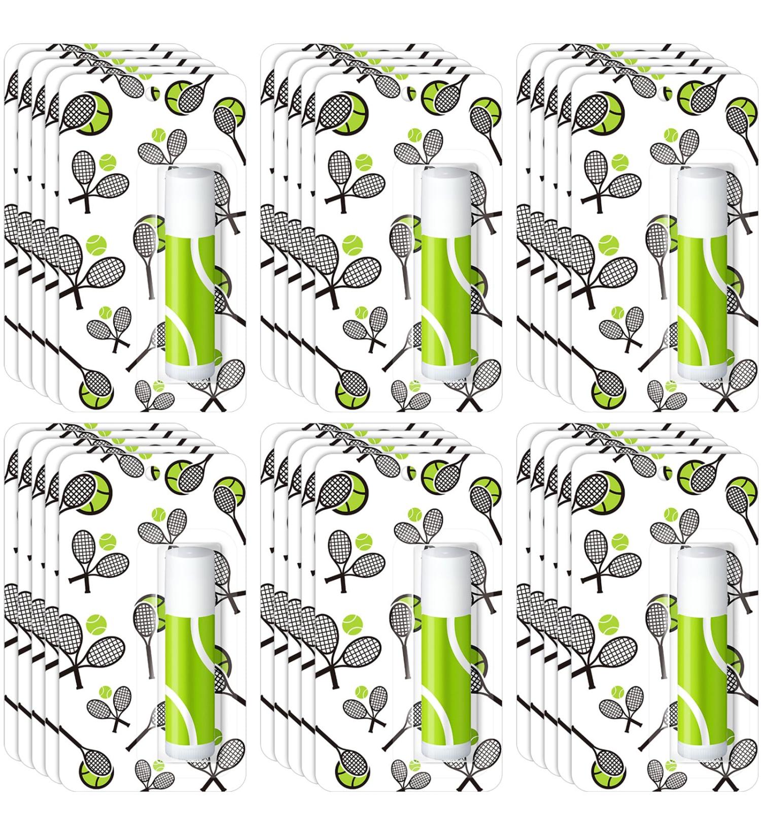 Loopeer 35 Pack Lip Balm Bulk Natural Moisturizing Lipstick Set Party Favors Sports Gift for Team Teen Adults Birthday Party Game Decorations Supplies(Tennis) - Buy Online on GoSupps.com