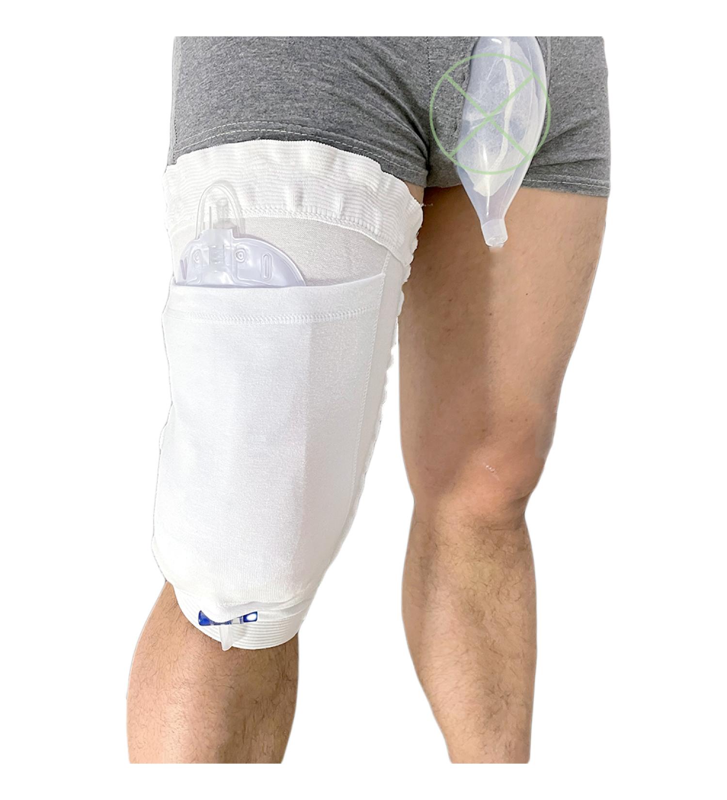 Urinary Leg Bag Holder for Incontinence - Thigh Foley Drainage Stabilizer for Comfort & Support - Buy Online on GoSupps.com