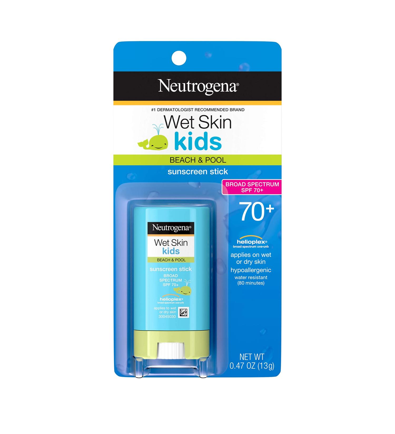 Neutrogena Kids SPF 70 Water Resistant Sunscreen Stick, 3-Pack - Buy Online on GoSupps.com