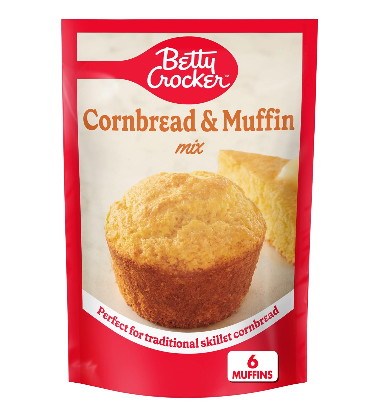 Betty Crocker Cornbread and Muffin Mix 6.5 oz - Pack of 9 - Buy Online on GoSupps.com