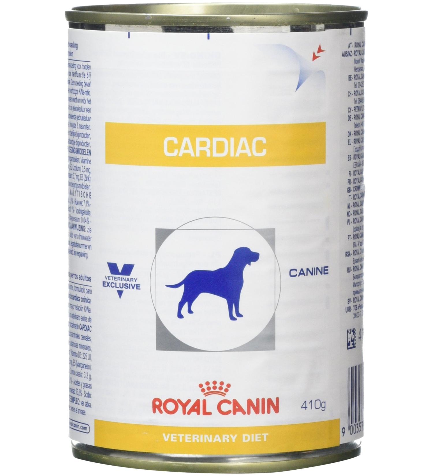 Royal Canin Veterinary Diet Canine Cardiac Adult Dog Wet Food 410 g (Pack of 12) 4.92 kg (Pack of 1) - Buy Online on GoSupps.com