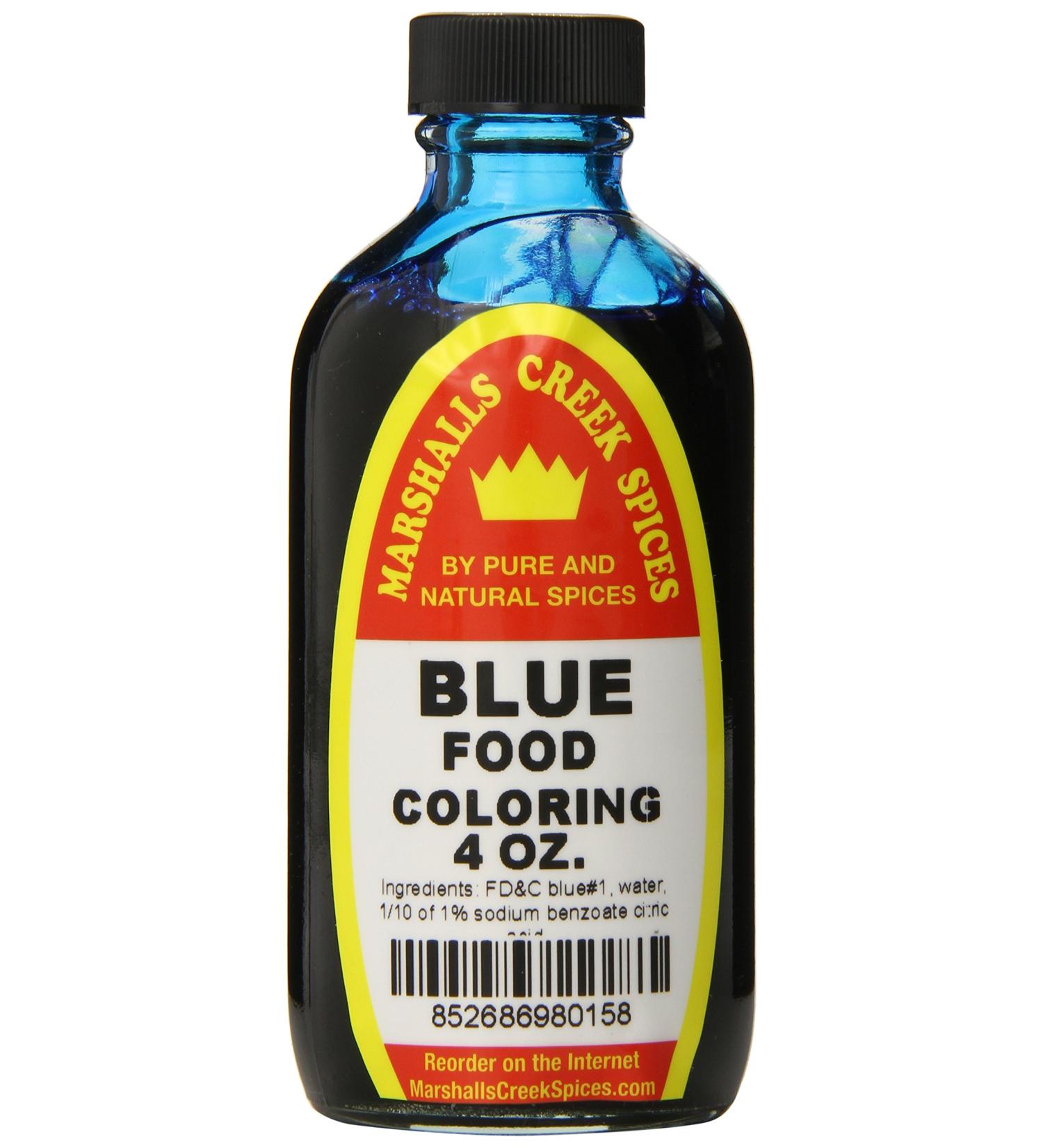 Marshalls Creek Spices Food Coloring Blue 4 Ounce - Buy Online on GoSupps.com