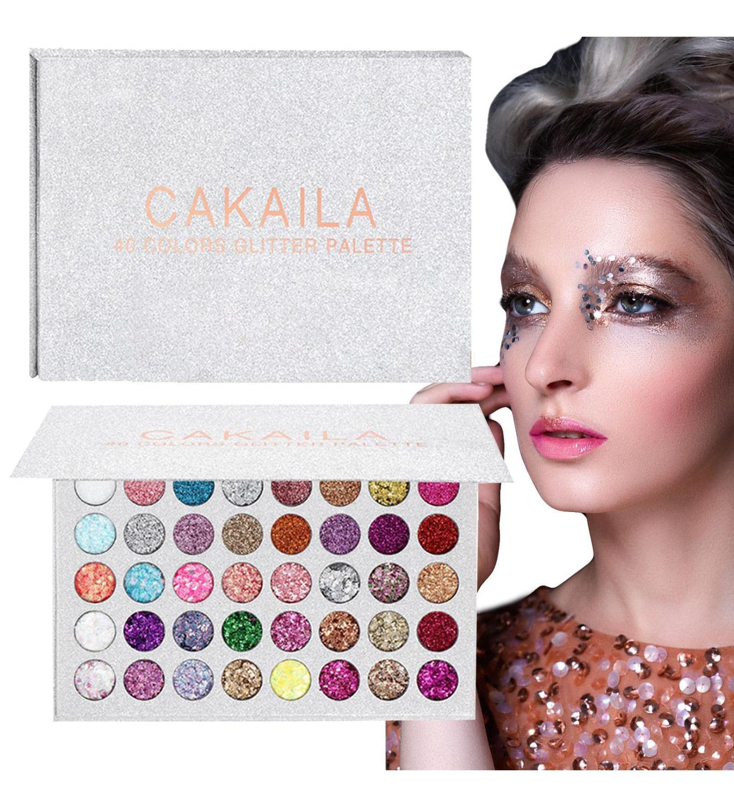 5 Eyeshadow Pallets | 40colors Eye Shadow for Women Pressed Eyeshadow Makeup Palette Eye Shadow Powder Long Lasting 5 Pcs a - Buy Online on GoSupps.com