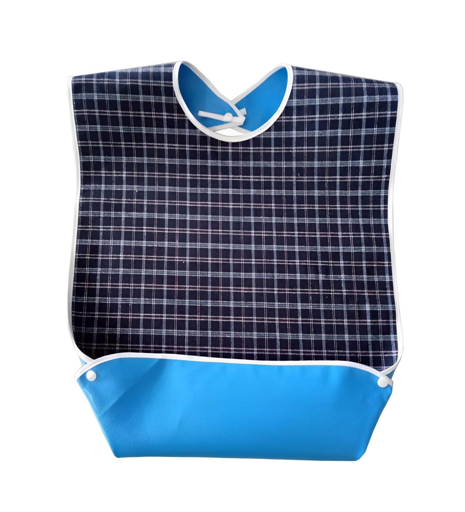 STBNVF Adult Bib - Waterproof Clothing Protector for Elderly - Men's and Women's Washable Adult Bib for Elderly - Buy Online on GoSupps.com