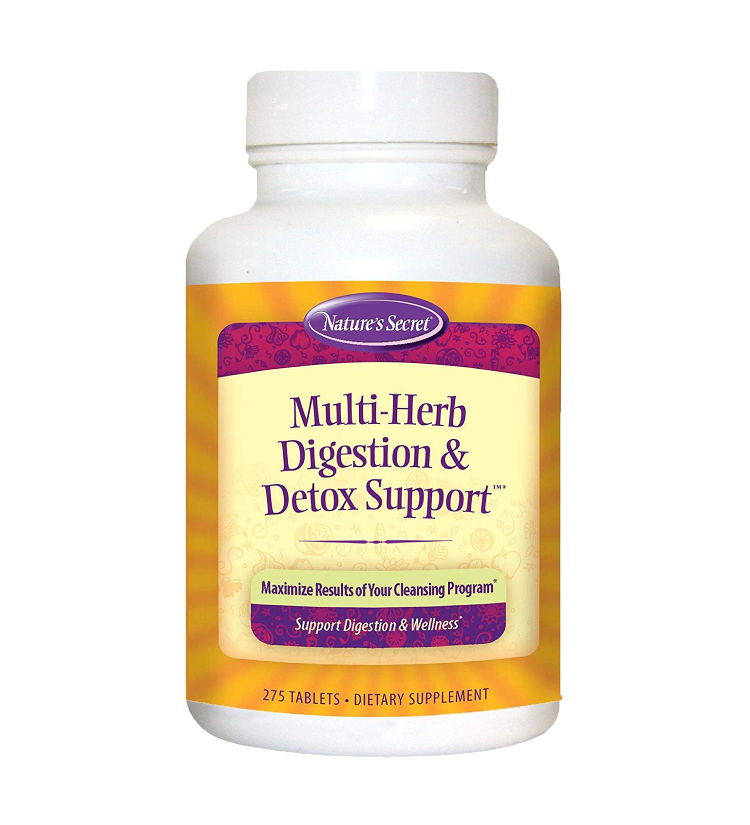 Nature's Secret Multi Herb Digestion & Detox Support - 275 Tablets - Buy Online on GoSupps.com