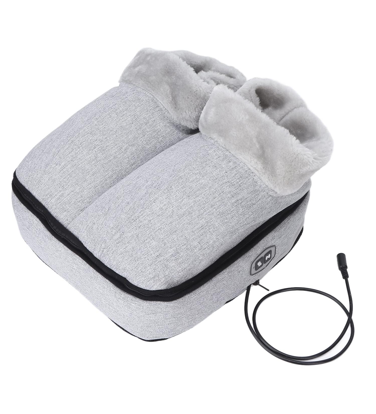 Cozy Foot Warmer | Electric Heated Foot Massage Device for Cold Feet | Stress Relief for Plantar Fasciitis | Adjustable 110-240V (EU) - Buy Online on GoSupps.com