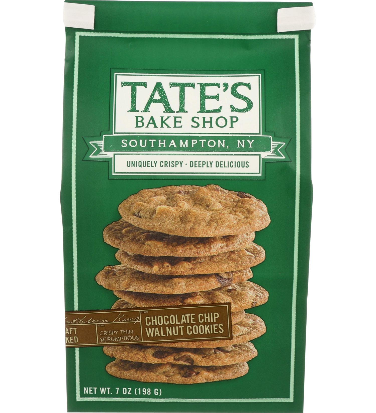 Tates Bake Shop Chocolate Chip Walnut Cookies 7 oz - Delicious Gourmet Treat - Buy Online on GoSupps.com