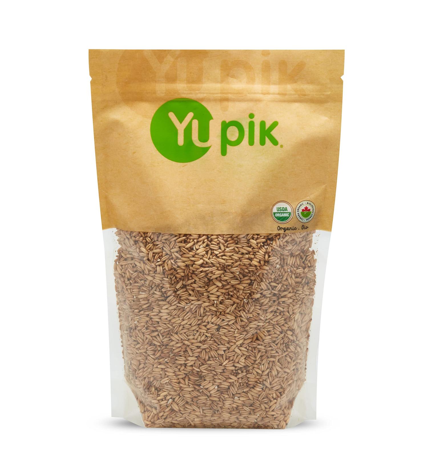 Yupik Organic Whole Oat Groats 1 kg Non-GMO Vegan Kosher Raw Whole Grain Oats Salt-Free Nutty Flavor Good Source of Fiber Ideal for Baking & Cooking 1 kg (Pack of 1) - Buy Online on GoSupps.com
