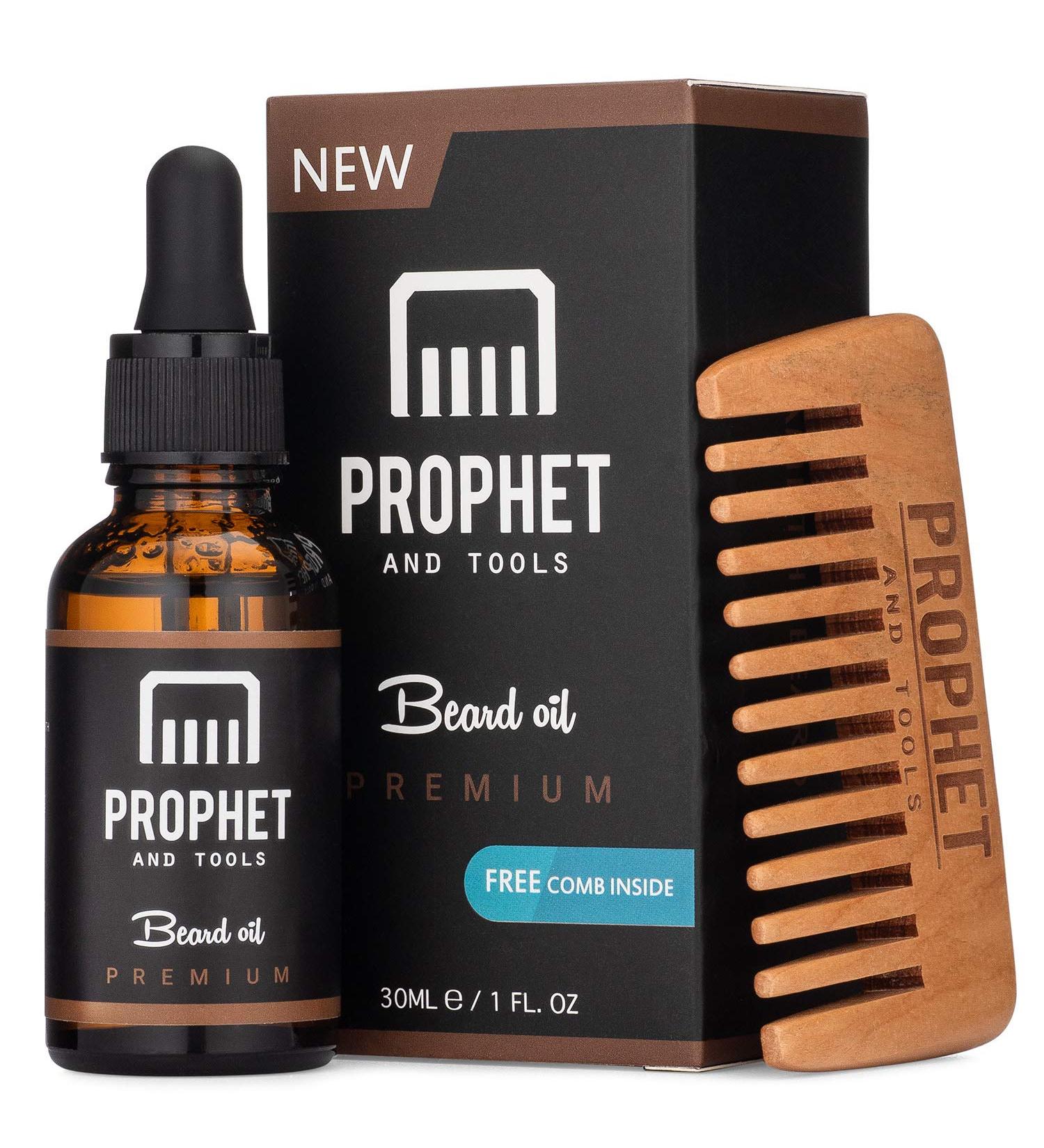 2023 Favorite Unscented Beard Oil | Thicken Growth & Soften Hairs | Relieve Itch & Flaking | Includes Beard Comb | 30ml - International Shipping Available - Buy Online on GoSupps.com