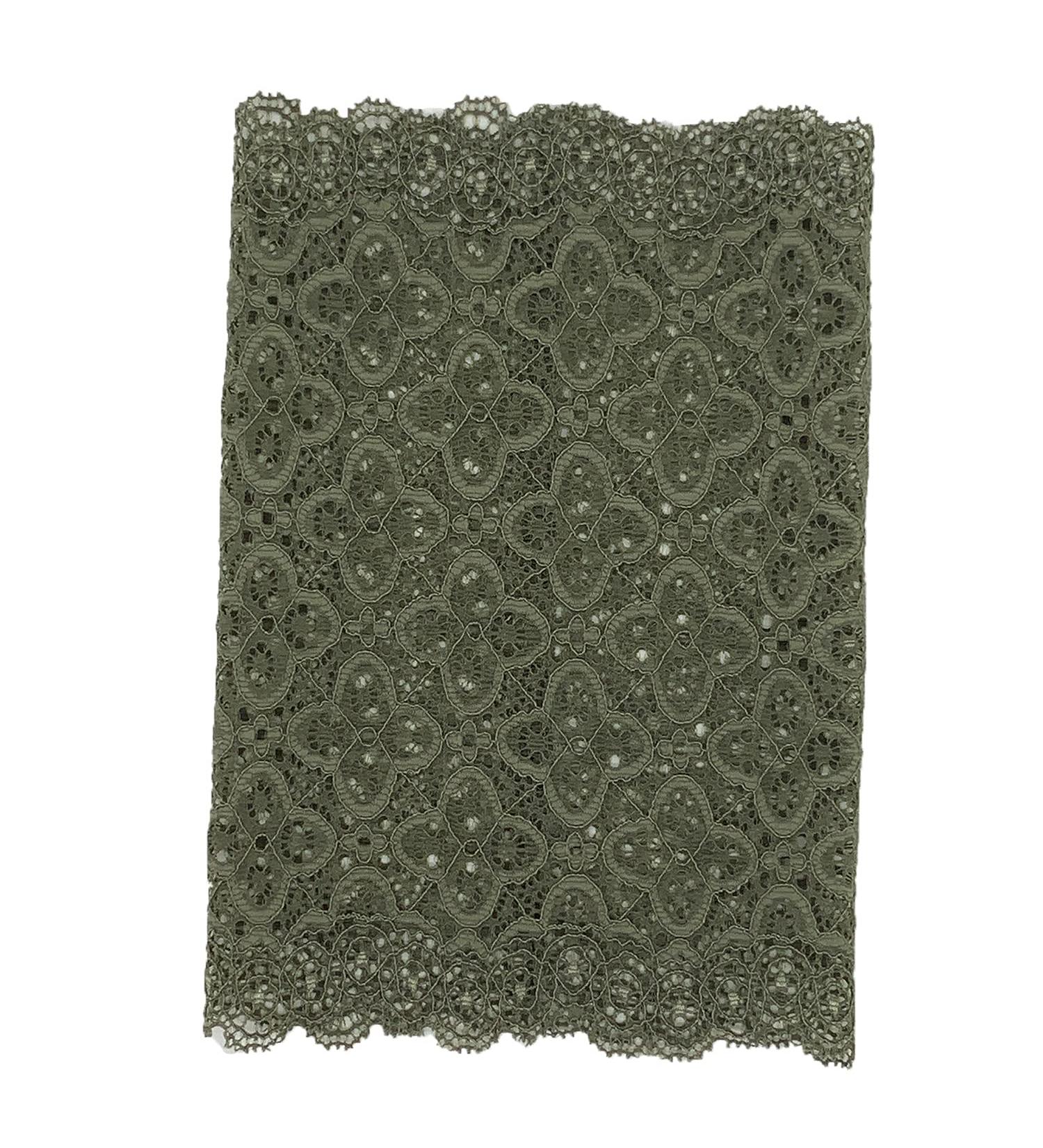 Picc Line Lace Sleeve Cover for Chemo Diabetes Freestyle Libre (OLIVE GREEN 7" LONG)