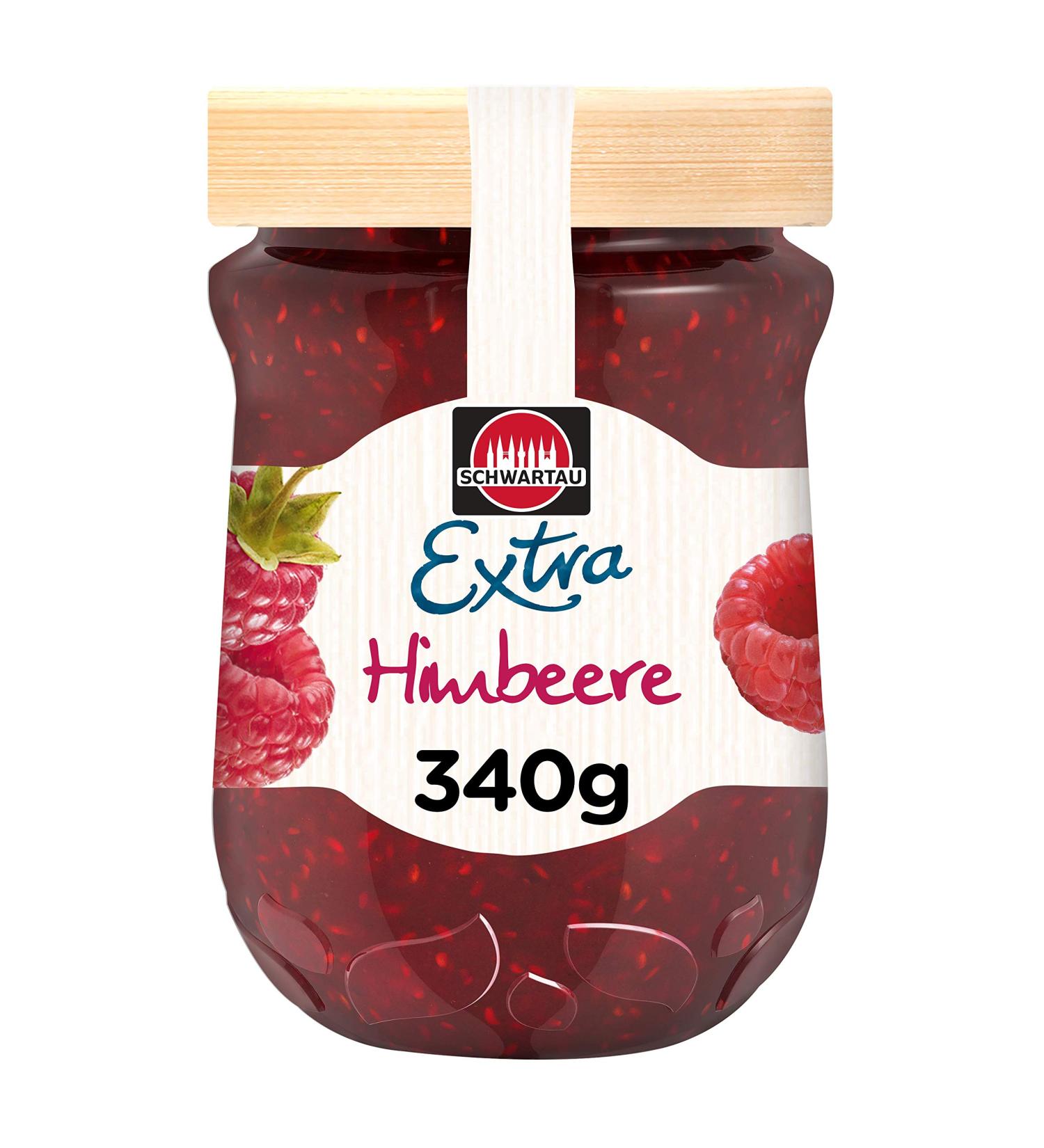  Schwartau Schwartau Extra Raspberry 340g - Buy Online on GoSupps.com