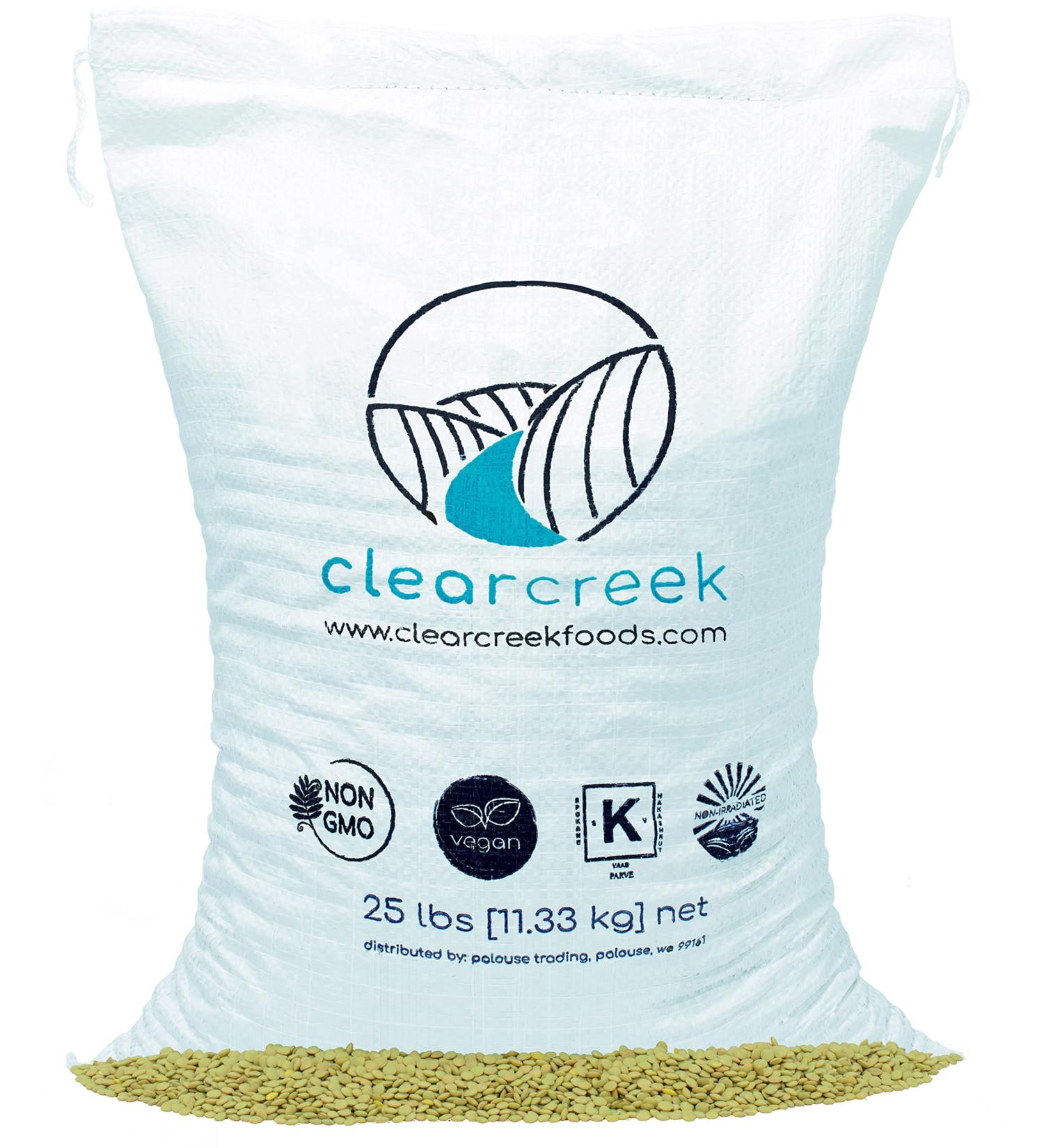 Montana Grown Green Lentils | 25 lbs | Non-GMO, Kosher, Vegan | Non-Irradiated - Buy Online on GoSupps.com