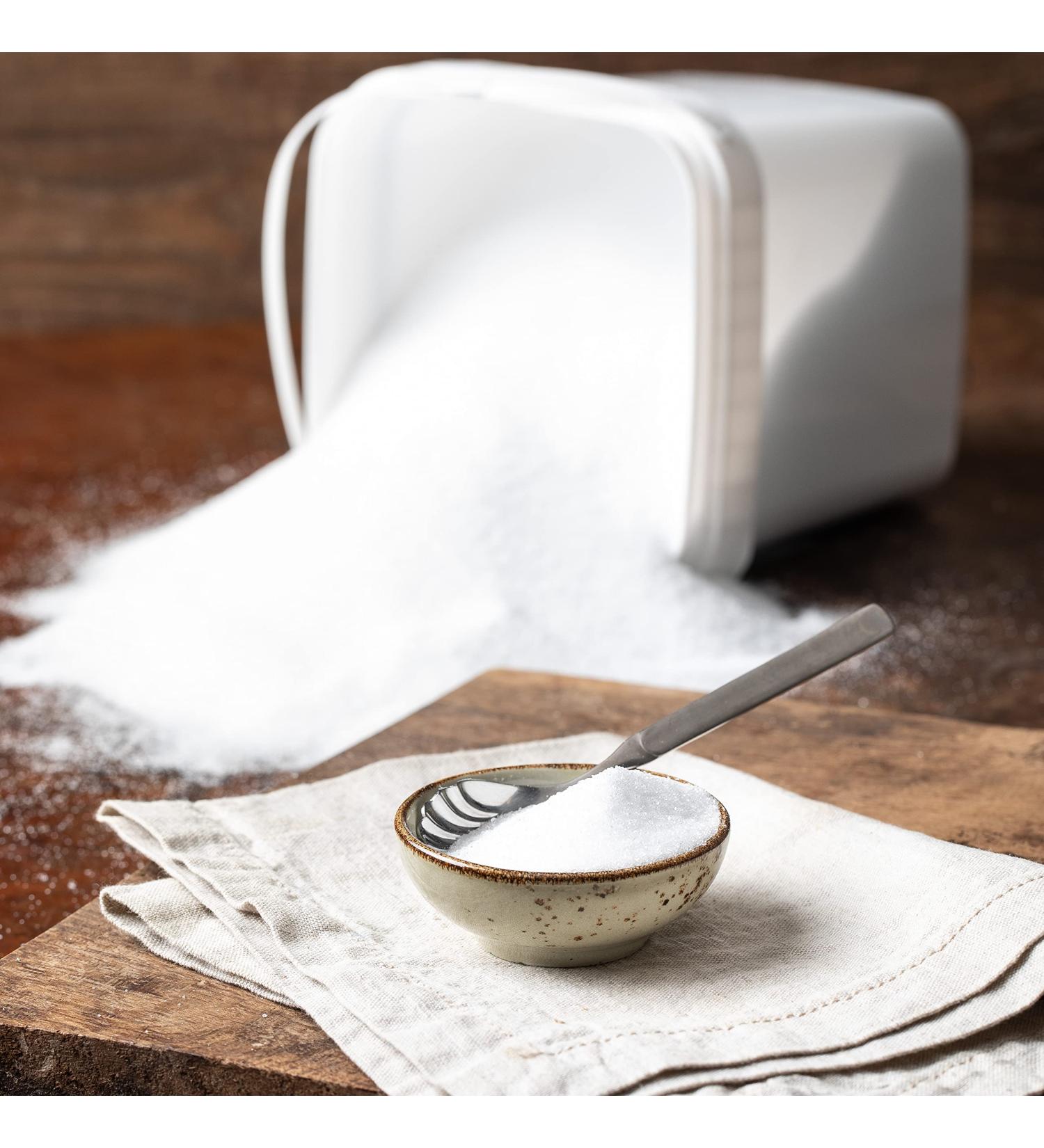 Erythritol 5kg - Calorie-Free Natural Sugar Substitute | 70% Sweetness | Non-GMO Erythritus Sweetener - Buy Online on GoSupps.com