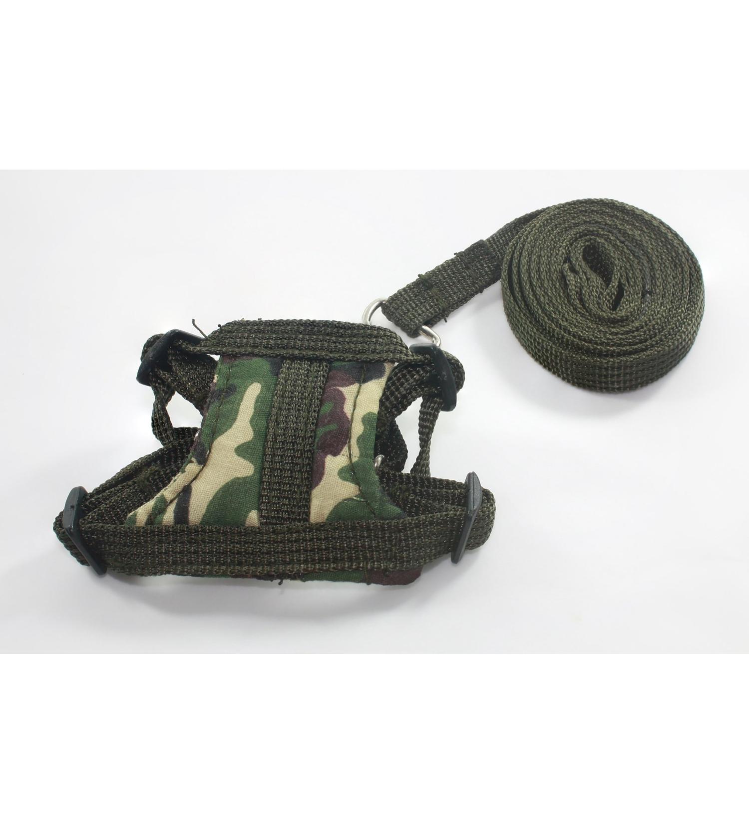 Leashes Lead Pet & Soft Harness Guinea Piglet Rat Hamster Ferret Prairie Dog and an Small Pets (Dark Green)