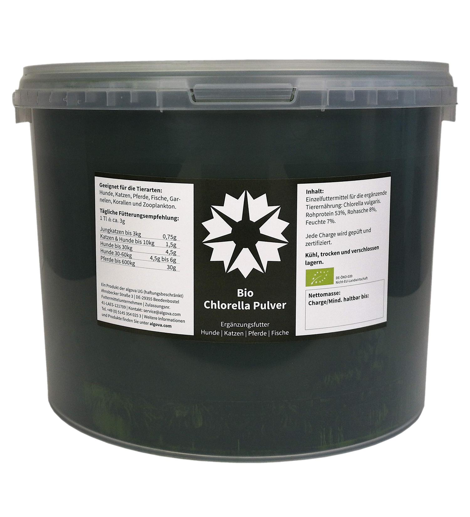 Chlorella Powder - Horses Dogs Extra Barf Liner - algova - Buy Online on GoSupps.com