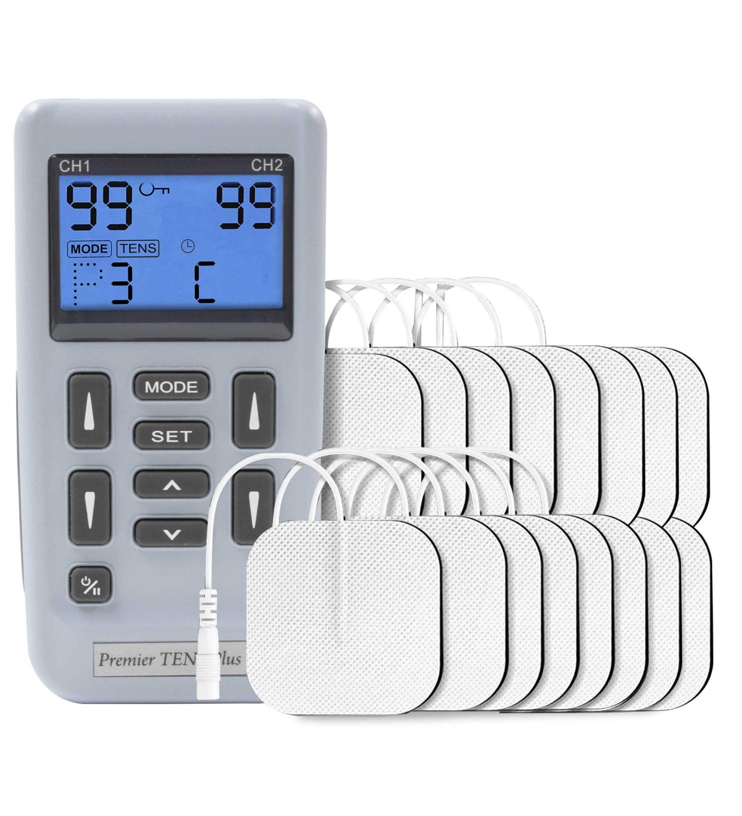 Med-Fit Premier Rechargeable Dual-Channel TENS with 12 Clinically Validated Programs - Buy Online on GoSupps.com