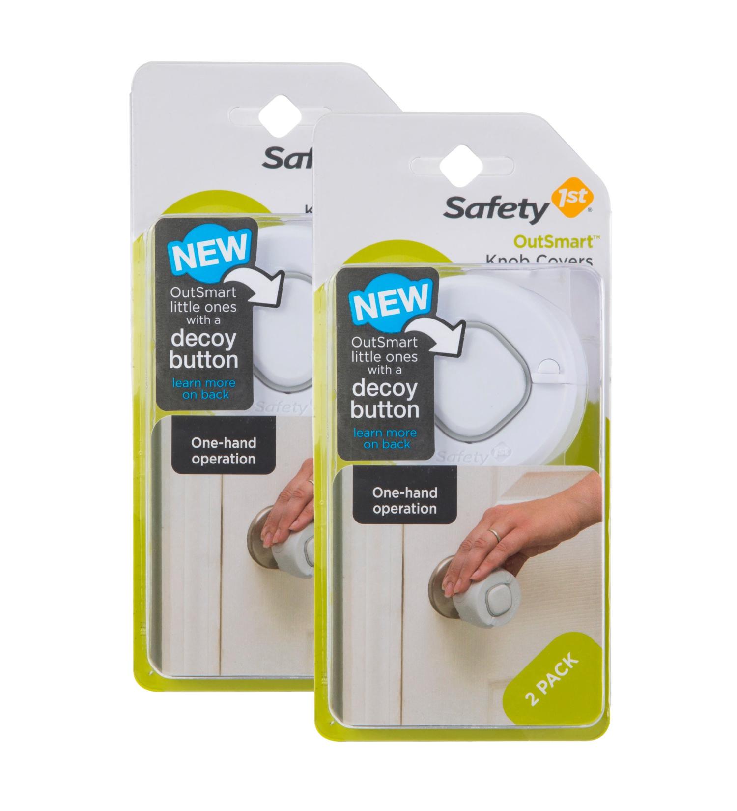 Safety 1st OutSmart Knob Covers - 4 Pack White | Childproofing Essential - Buy Online on GoSupps.com
