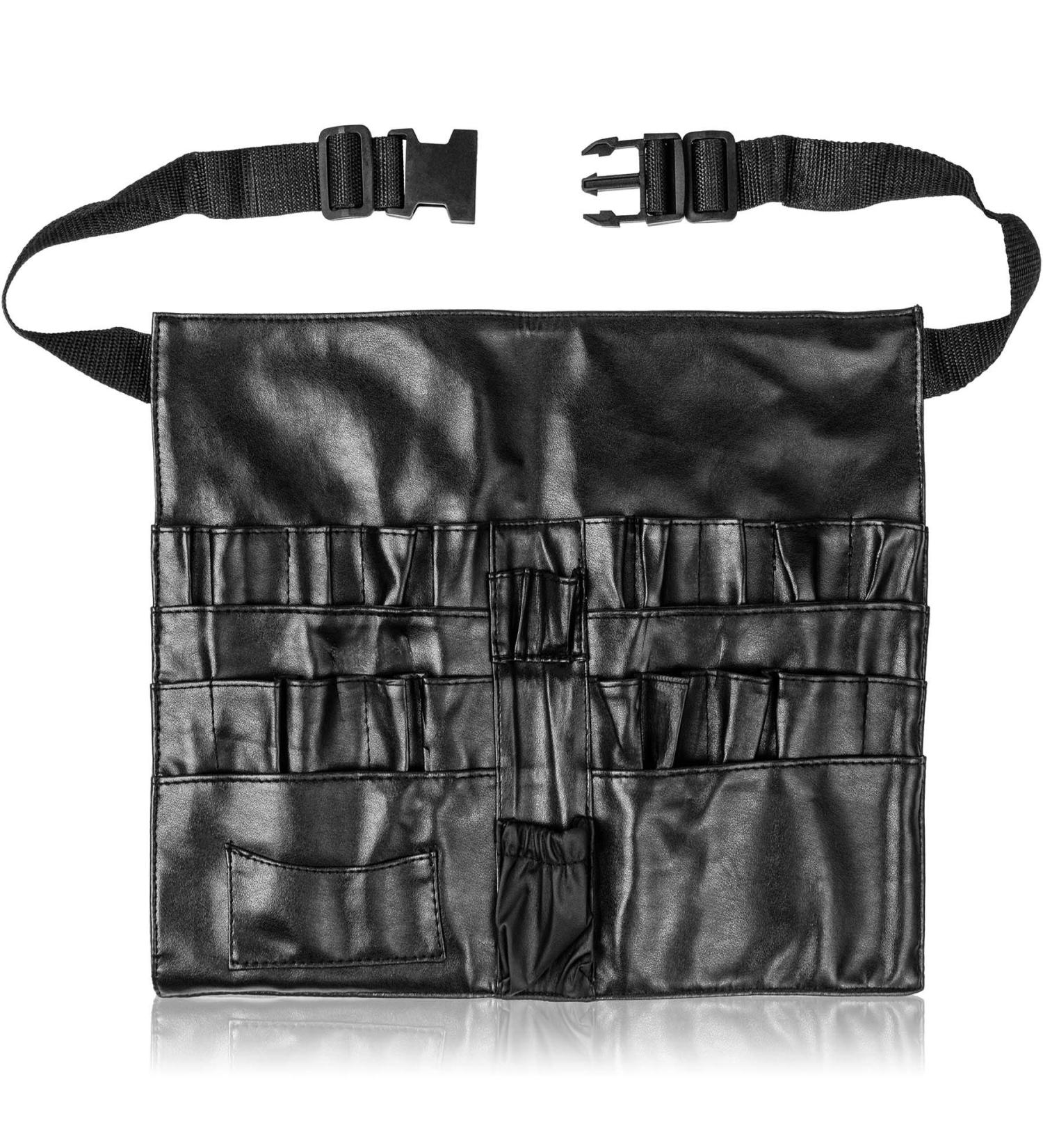 SHANY Urban Gal Collection Professional Makeup Apron - Stylish Black Leather Brush Belt for Makeup Artists - Premium Quality & International Shipping - Buy Online on GoSupps.com