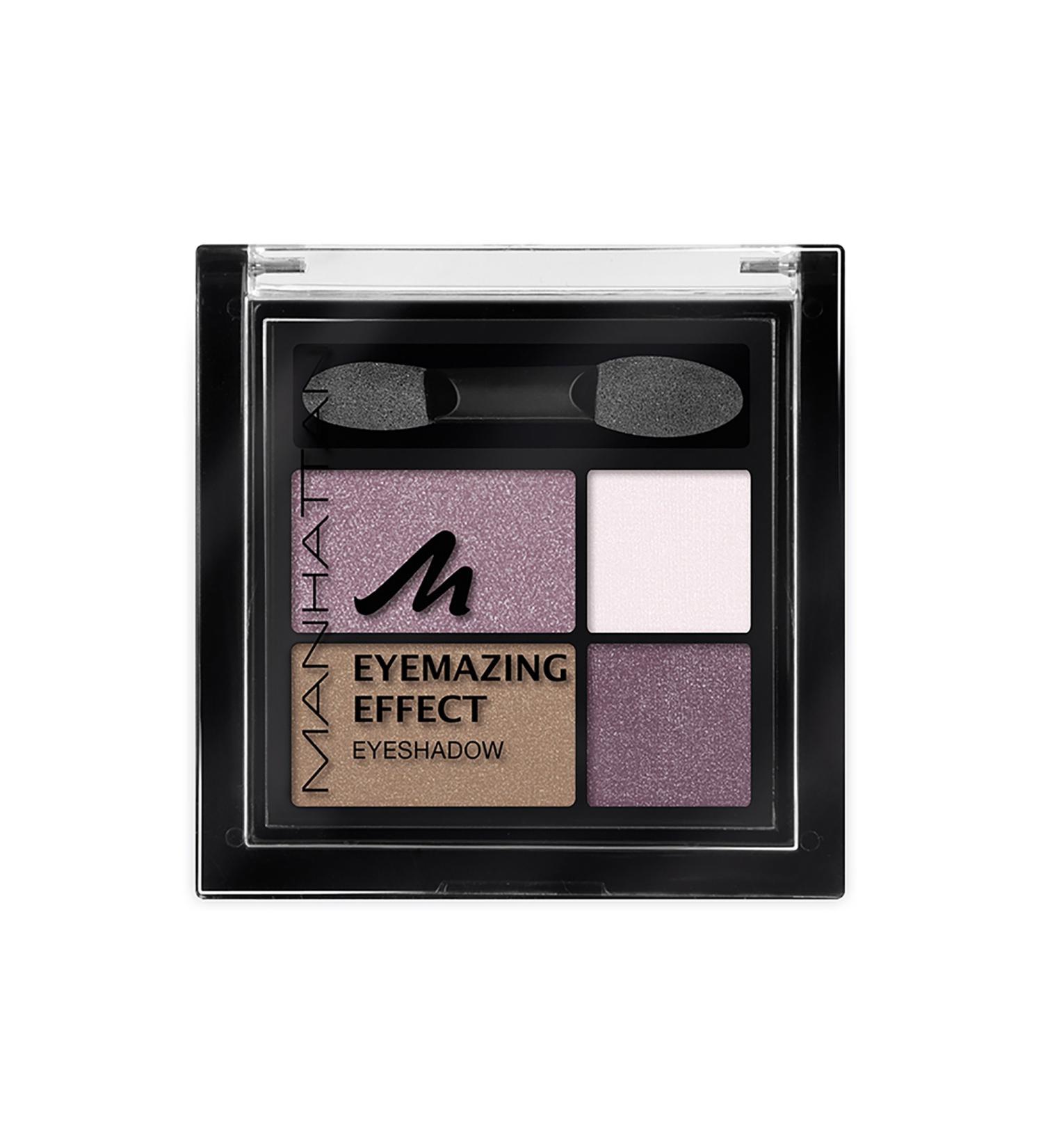 Manhattan Eyemazing Effect Eyeshadow Palette - 4 Shimmering Smokey Eye Colors | Fancy Nudes 60m - 1 Pack for Stunning Makeup Looks - Buy Online on GoSupps.com