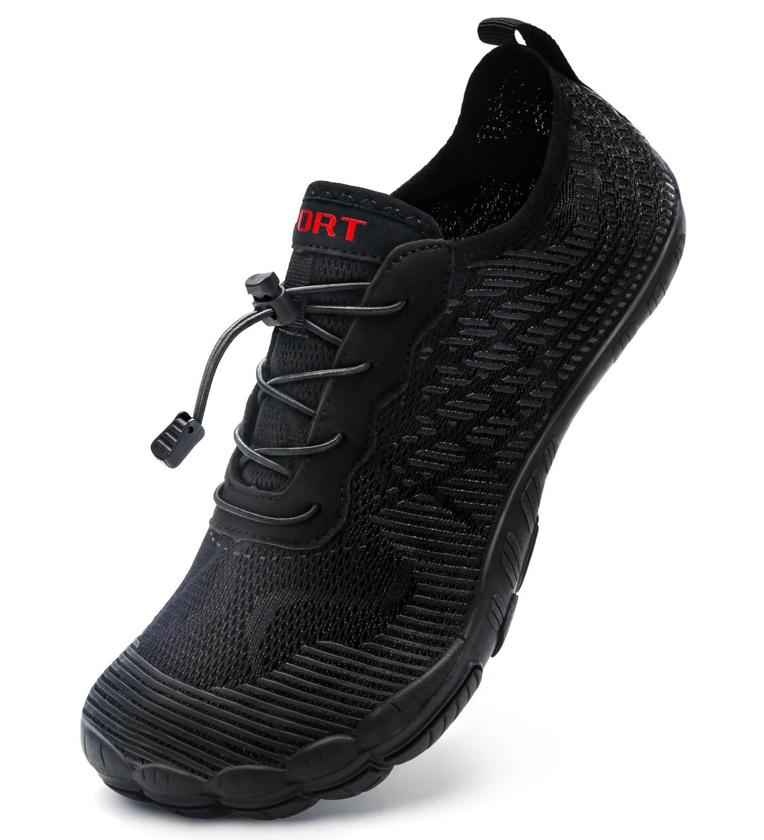 Mabove Women's Barefoot Beach Shoes | Aquasque Water & Surf Shoes for Outdoor Sports - Size 42 EU (Black) - Buy Online on GoSupps.com